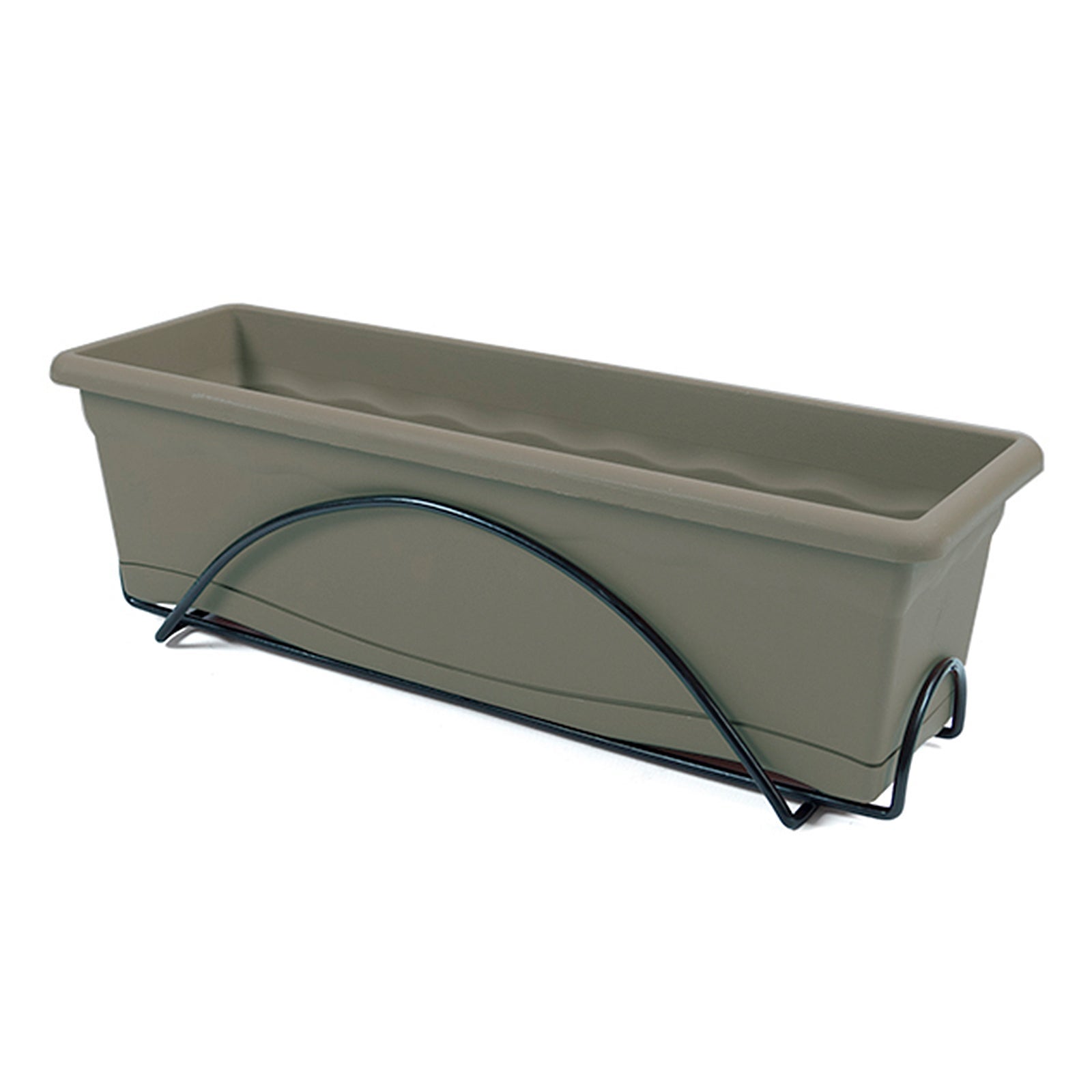 PLASTIKEN Jardiniere 60x20 Cm Plateau Support Balcon Collection