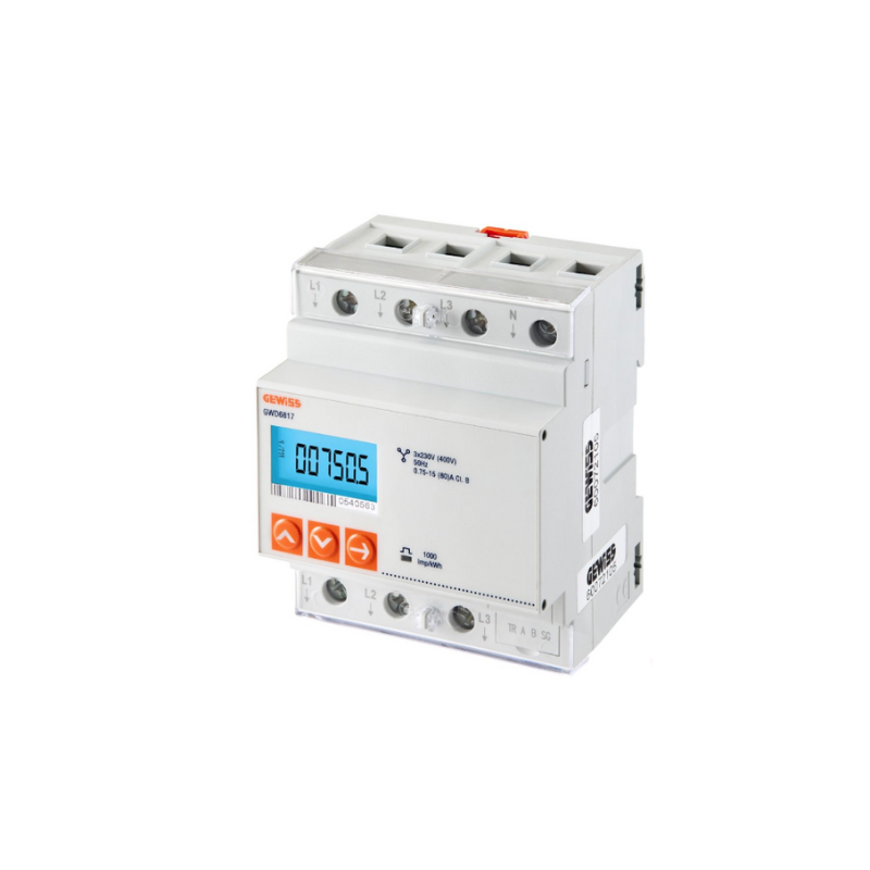 Compteur D Energie Mid Triphase A Modules Dlm Modbus Gwd