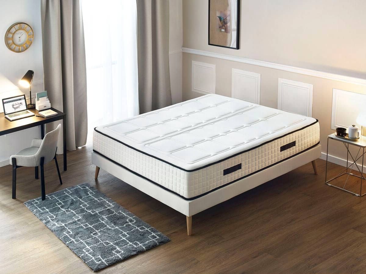 BOBOCHIC Matelas FUJI 30 cm 1254 ressorts ensachés mémoire de forme