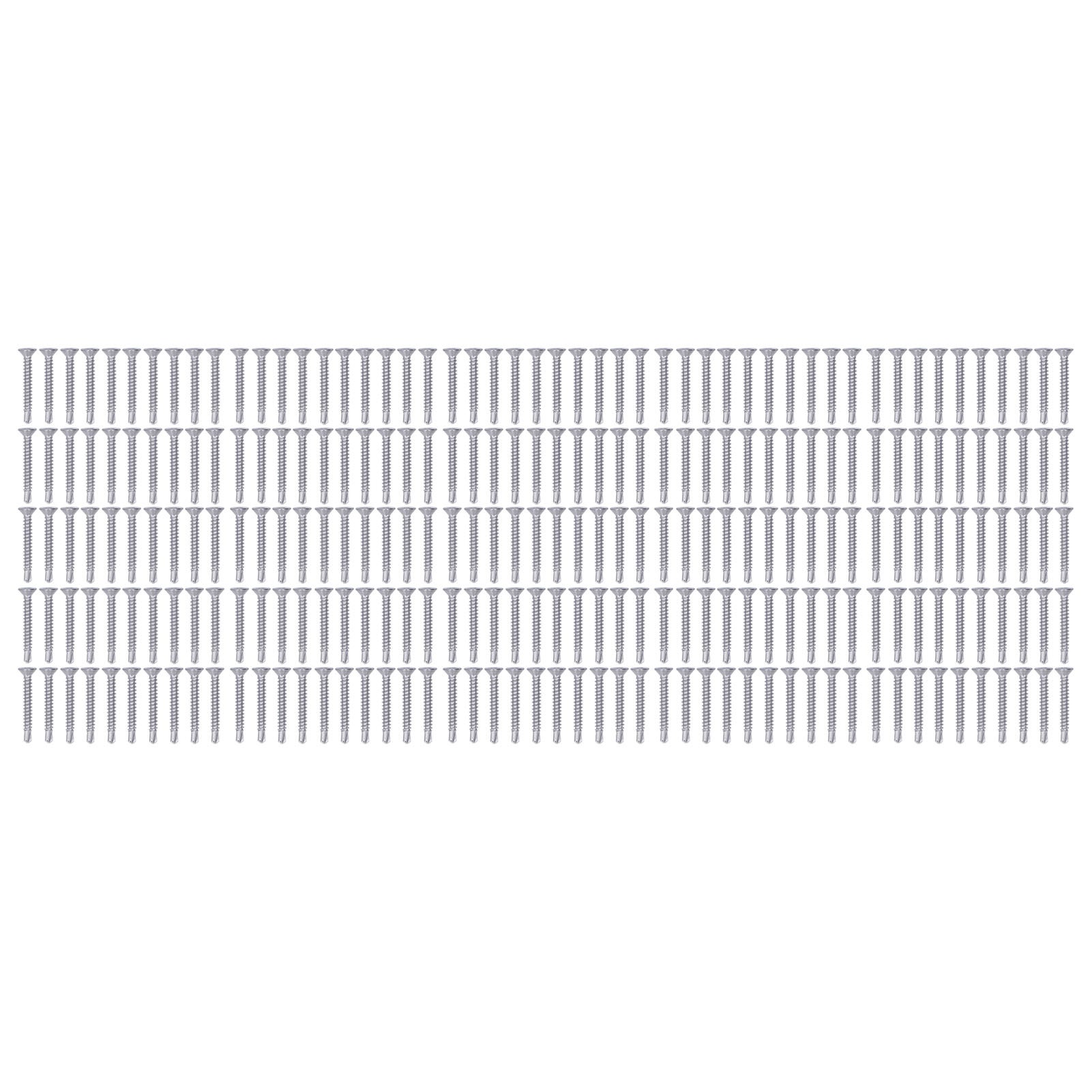 Lot de 250 vis à tête fraisée autoperceuses m4 2 18 Leroy Merlin