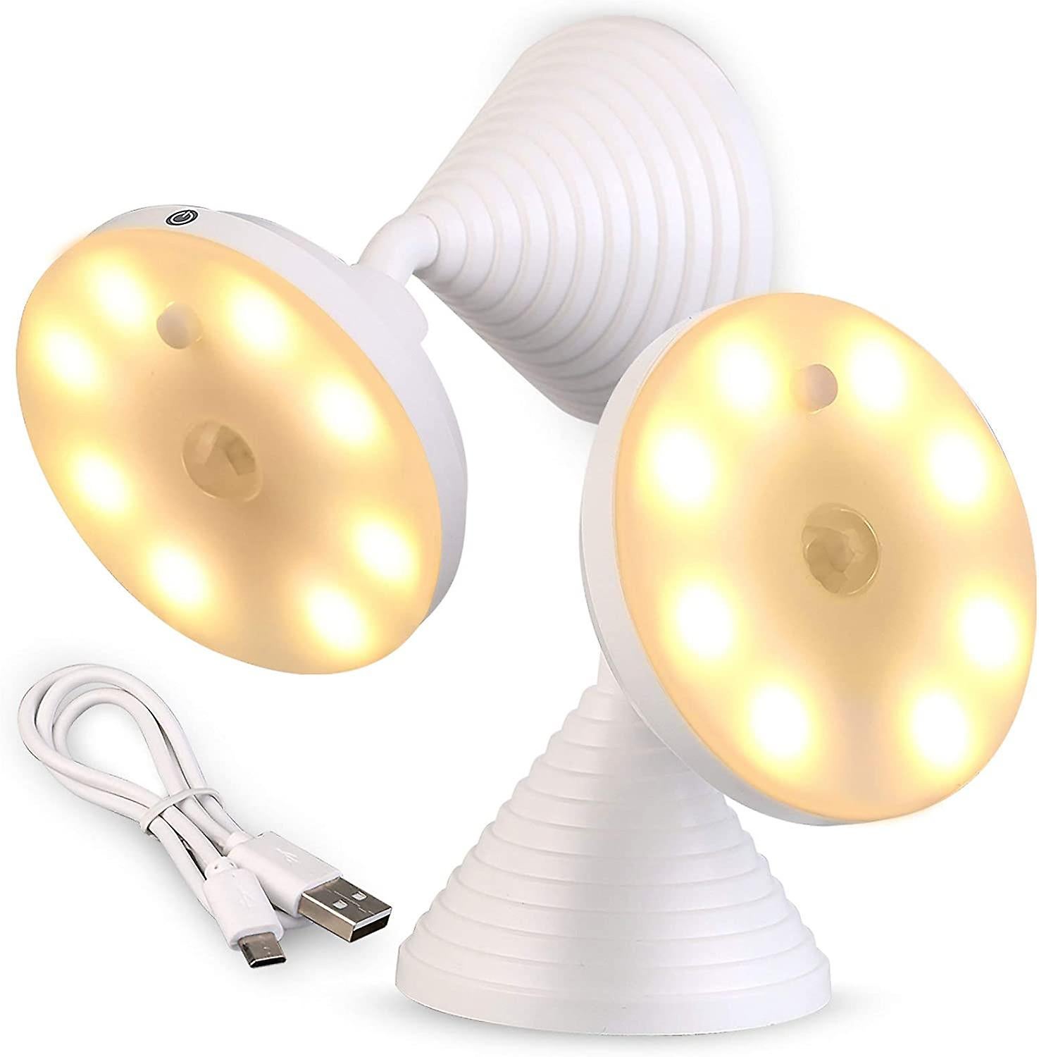 Pi Ces Veilleuse Rechargeable Amovible Avec Capteur De Mouvement Lampe