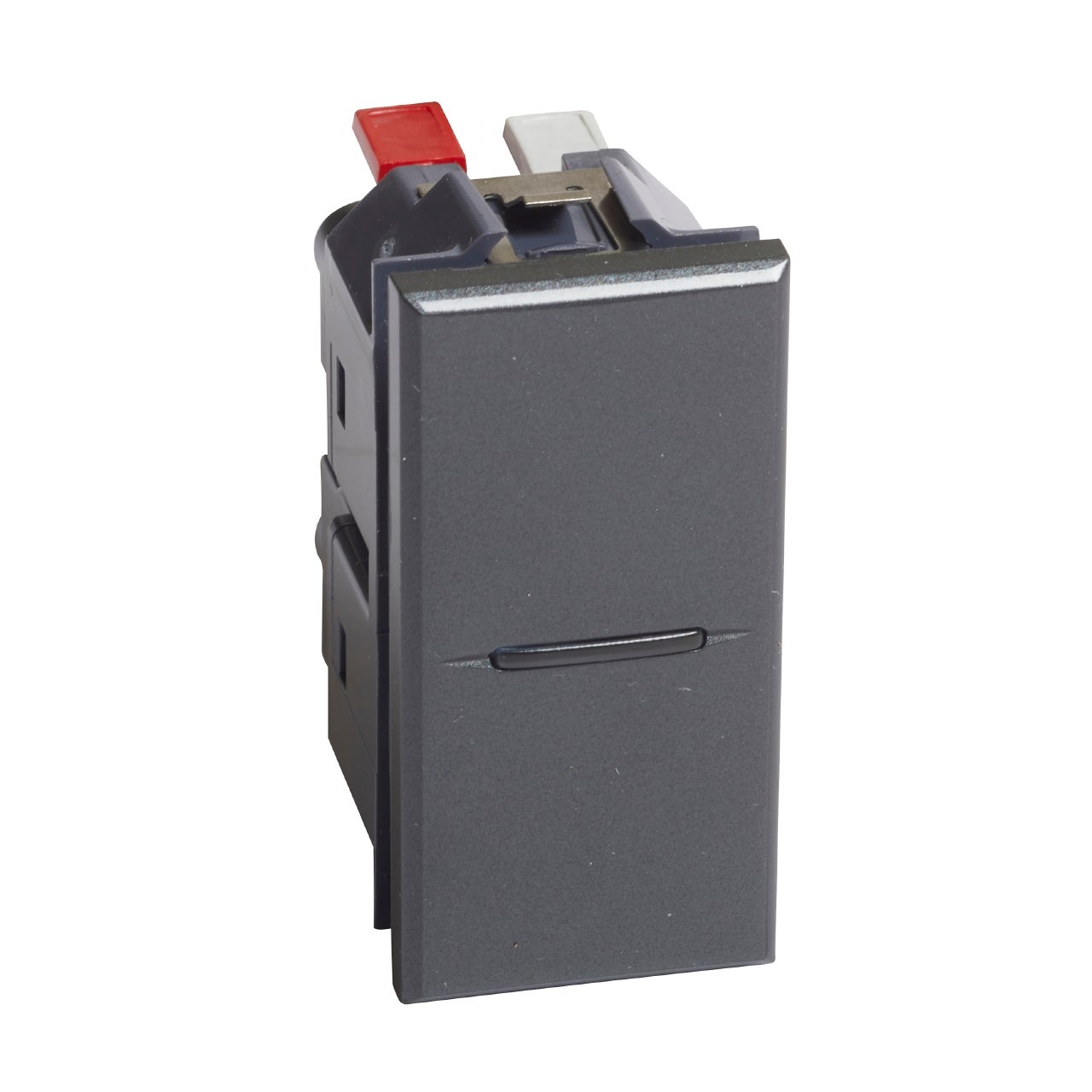 Bouton Poussoir Axiale Module Auto Anthracite Bticino