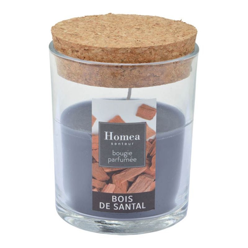 Paris Prix Bougie Verrine Parfum E Essentiel Ii Cm Bois De Santal