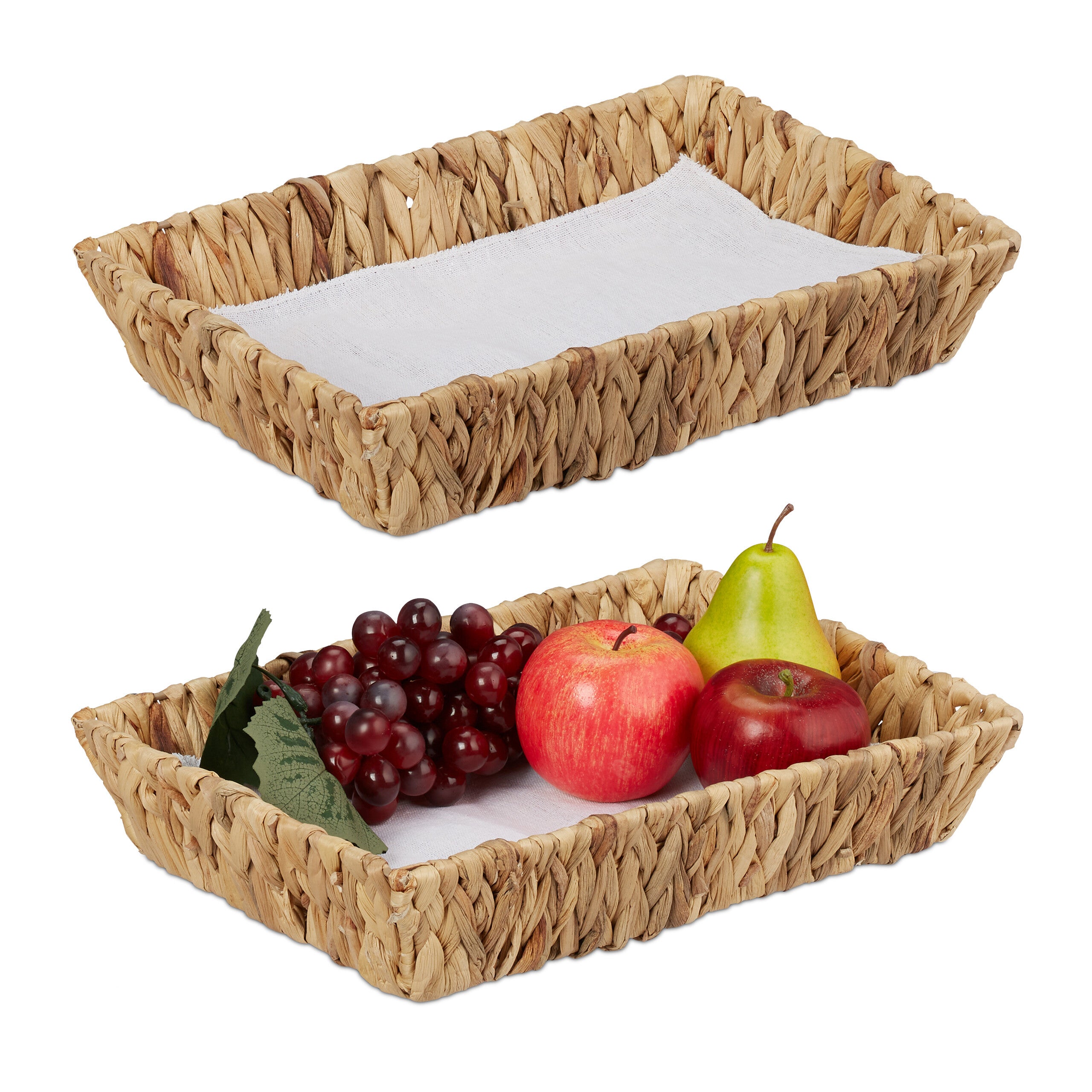 Relaxdays Corbeille Fruits Lot De Panier D Co Pour Fruits Pain