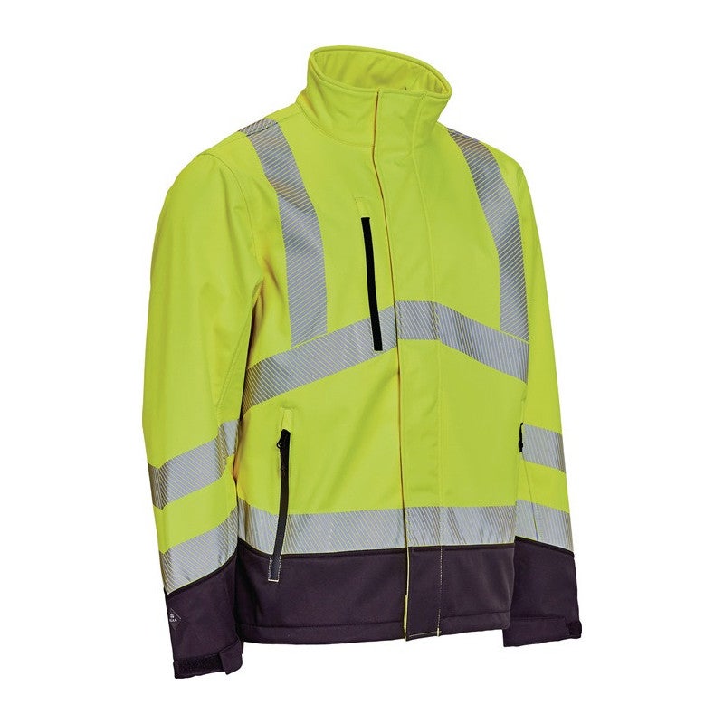 Veste softshell haute visibilité VISIBLE XTREME Taille M jaune noir