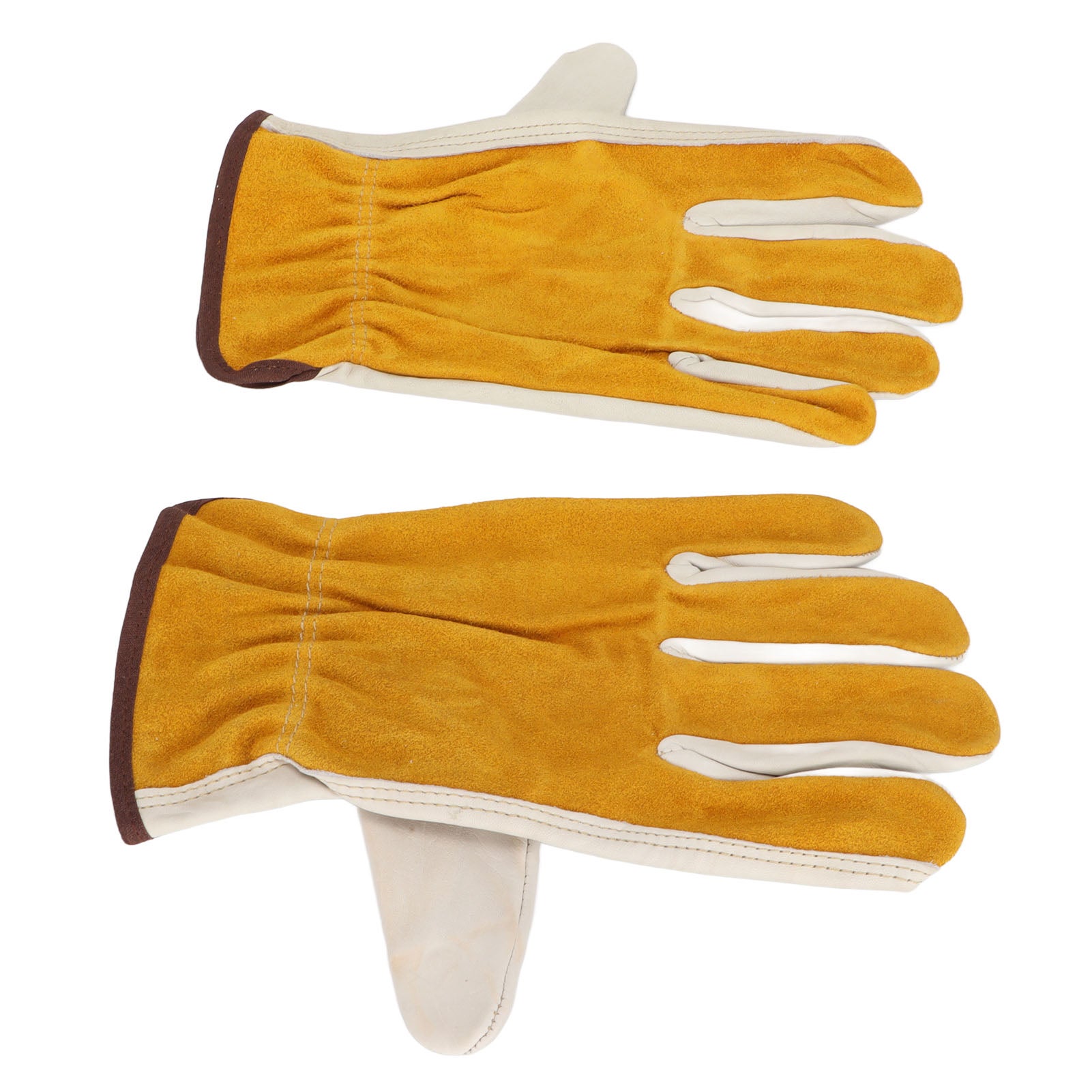 Gants de jardin en cuir de vache anti perforation résistants à l