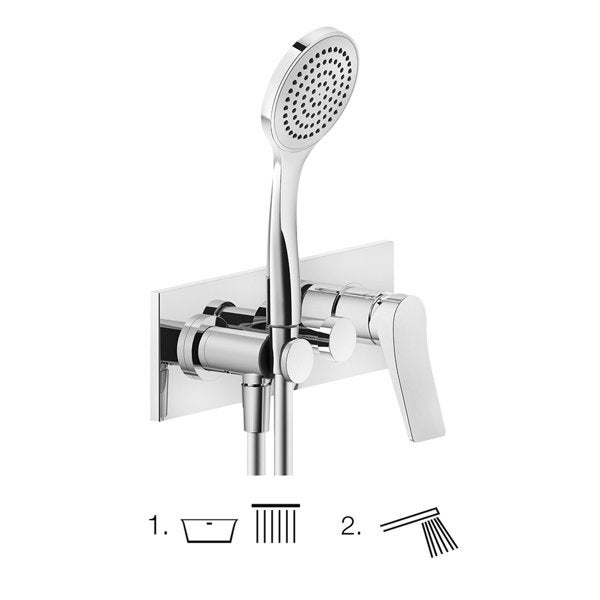 Gessi Rilievo Kit Pr T Poser Pour Mitigeur Monocommande De Baignoire