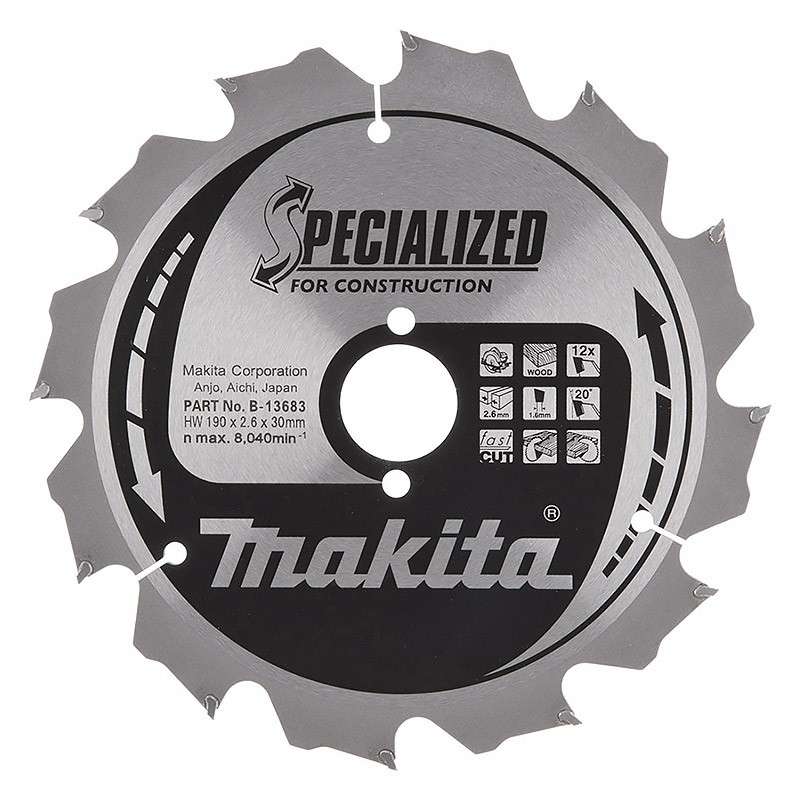 Lame Carbure MAKITA B 33554 Specialized Construction FERMACELL