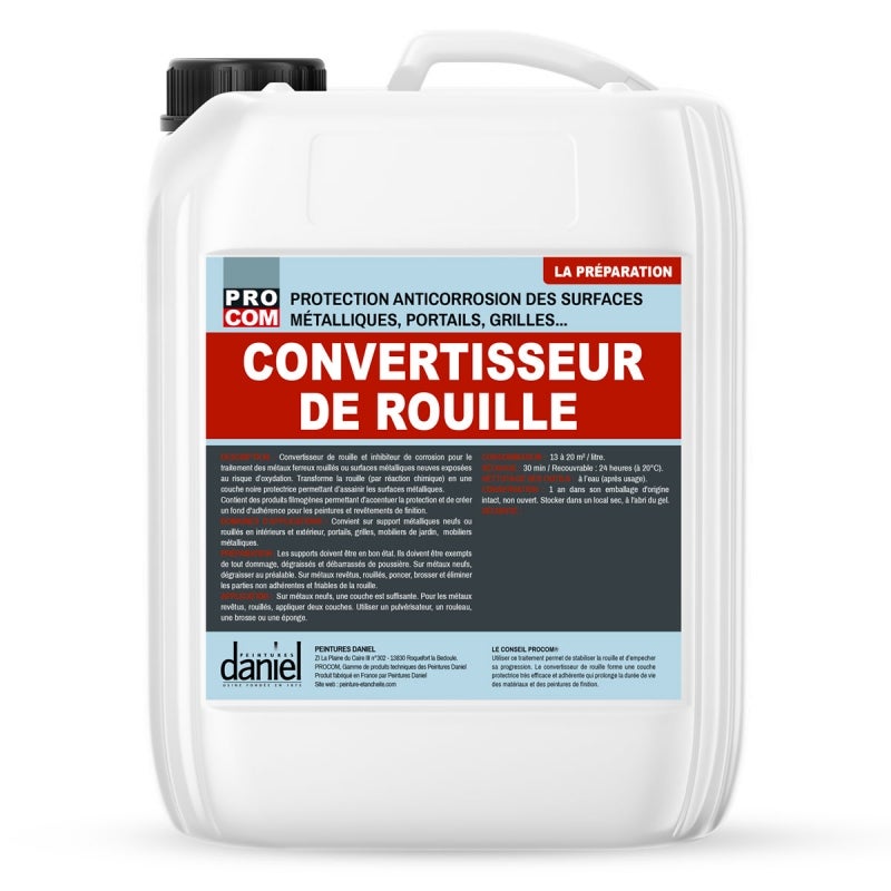 Convertisseur De Rouille Et Inhibiteur De Corrosion Traitement Anti