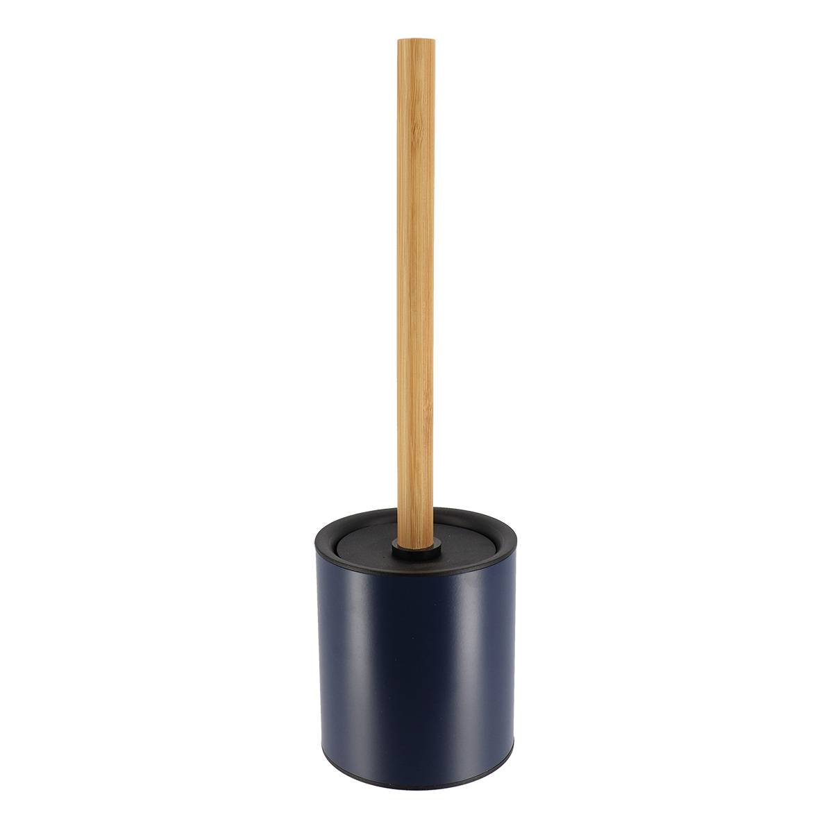 Brosse Wc Metal Tige Bambou Bleu Marine Bambou Tendance Leroy Merlin