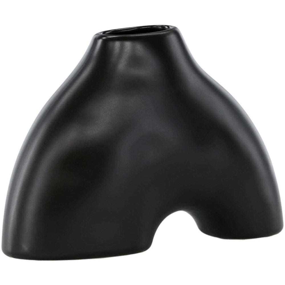 Vase En Gr S Kento Noir Venture Home Leroy Merlin