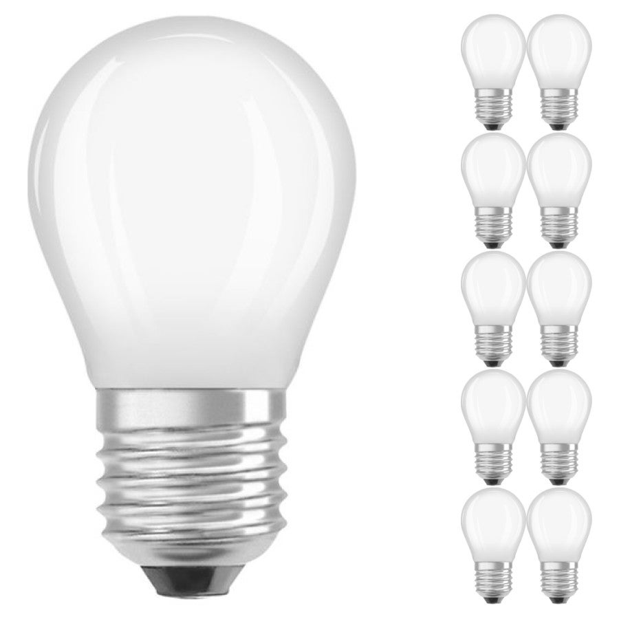 Lot X Ledvance Classic Led E Poire Filament D Polie W Lm