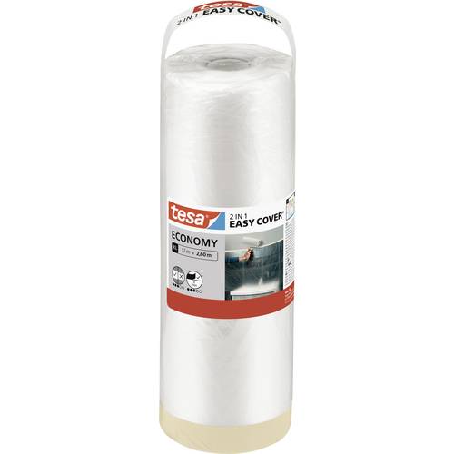 Tesa Easy Cover Film ECONOMY Telo Copritutto Per Pittura 2 In 1 Con