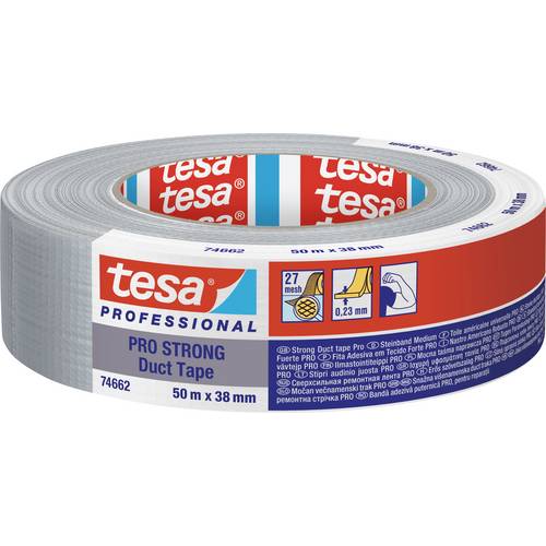 Tesa Duct Tape PRO STRONG 74662 00004 00 Bande de réparation gris L x