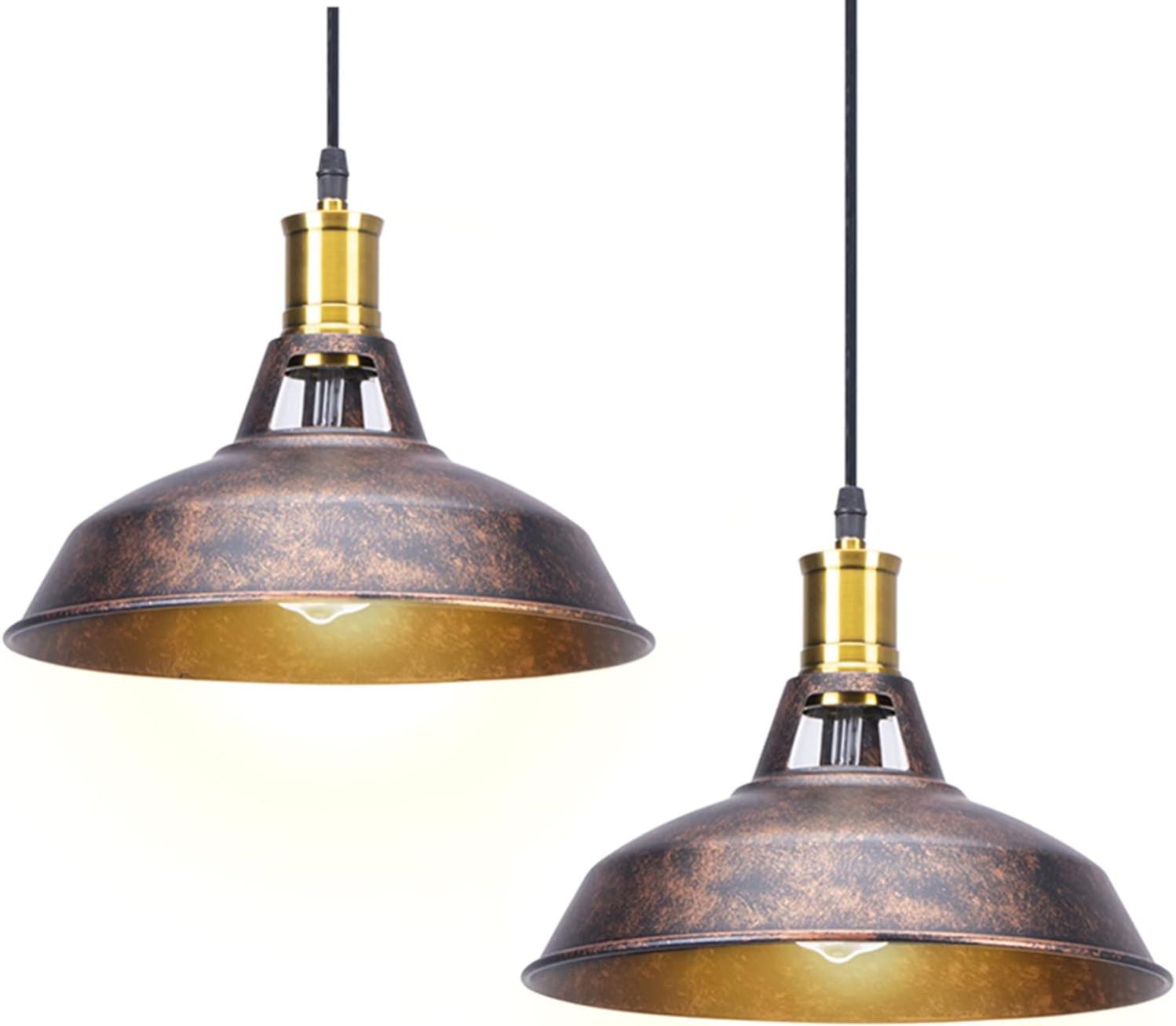 Lot De Suspension Luminaire Industrielle Vintage M Tal Lustre Abat