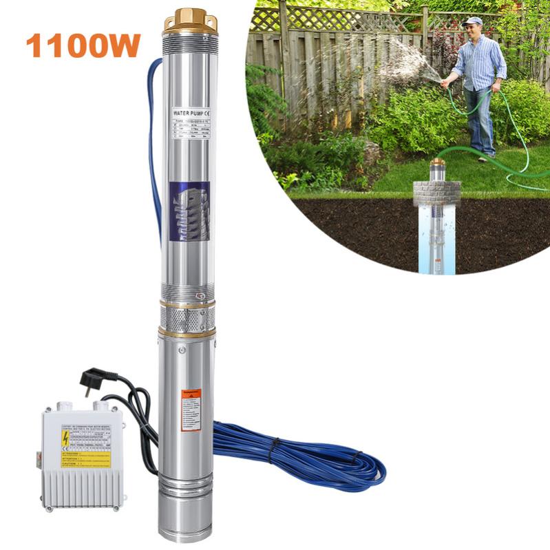 Pompe Eau Immerg E Acier Inox Pompe De Puits Profond Submersible Avec