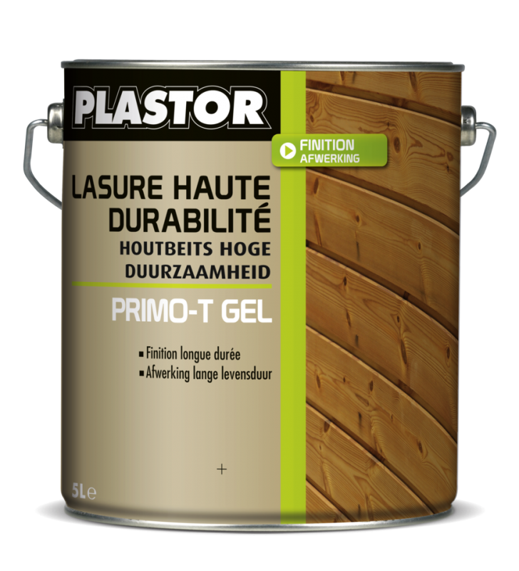 Lasure Primo T Gel Plastor Conditionnement 5 L Nuancier Chêne