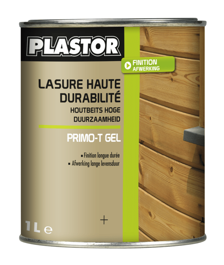 Lasure Primo T Gel Plastor Conditionnement 5 L Nuancier Teck