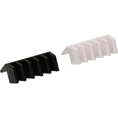 Cablehome Set de supports de câble autocollant 135349 noir blanc 1 pc