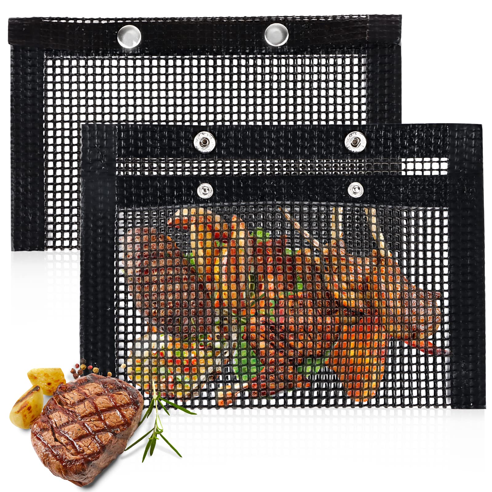 Lot De Sacs De Barbecue En Maille Pour Barbecue Ext Rieur