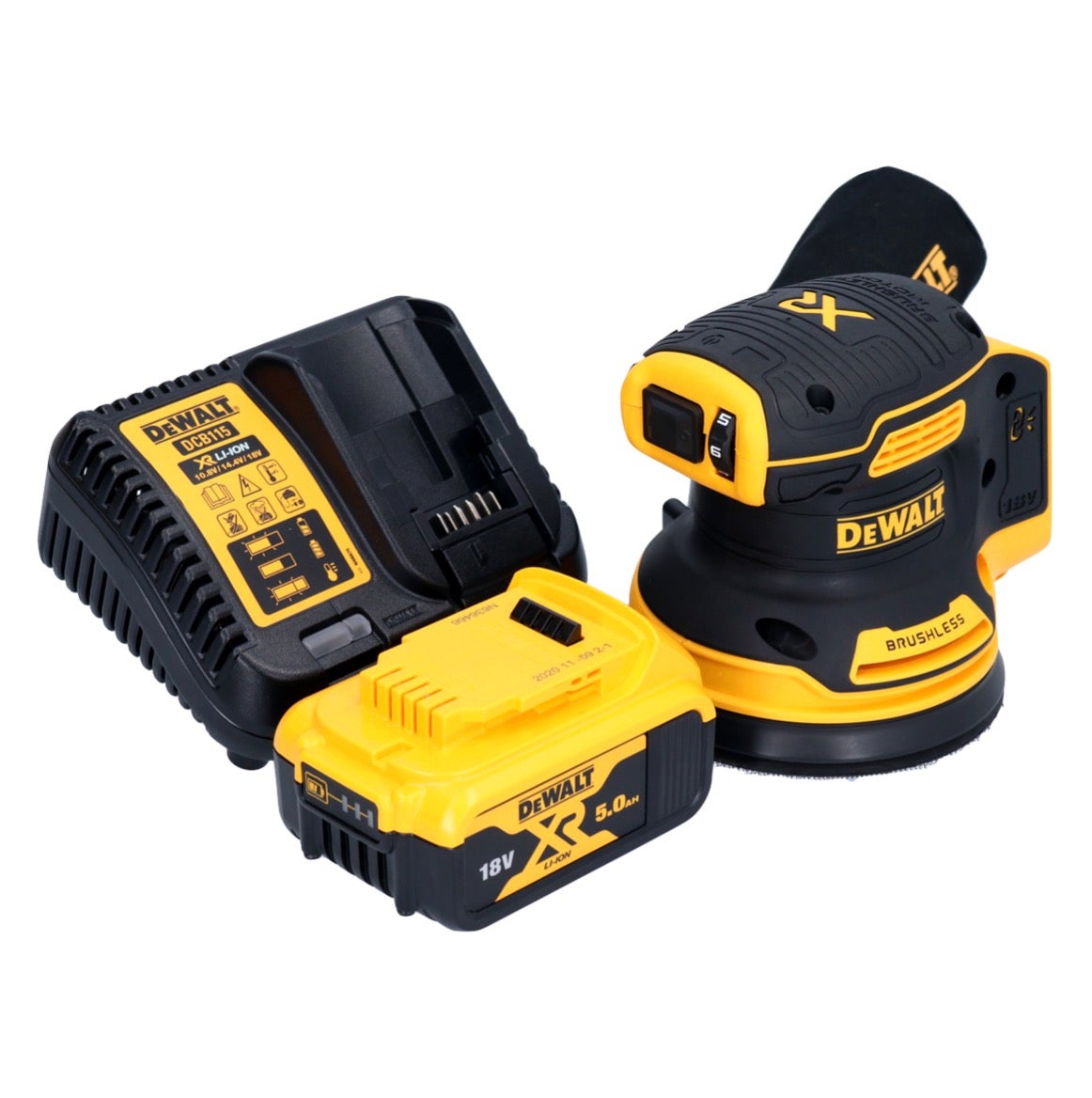 Dewalt Dcw P Ponceuse Excentrique Sans Fil V Mm Brushless