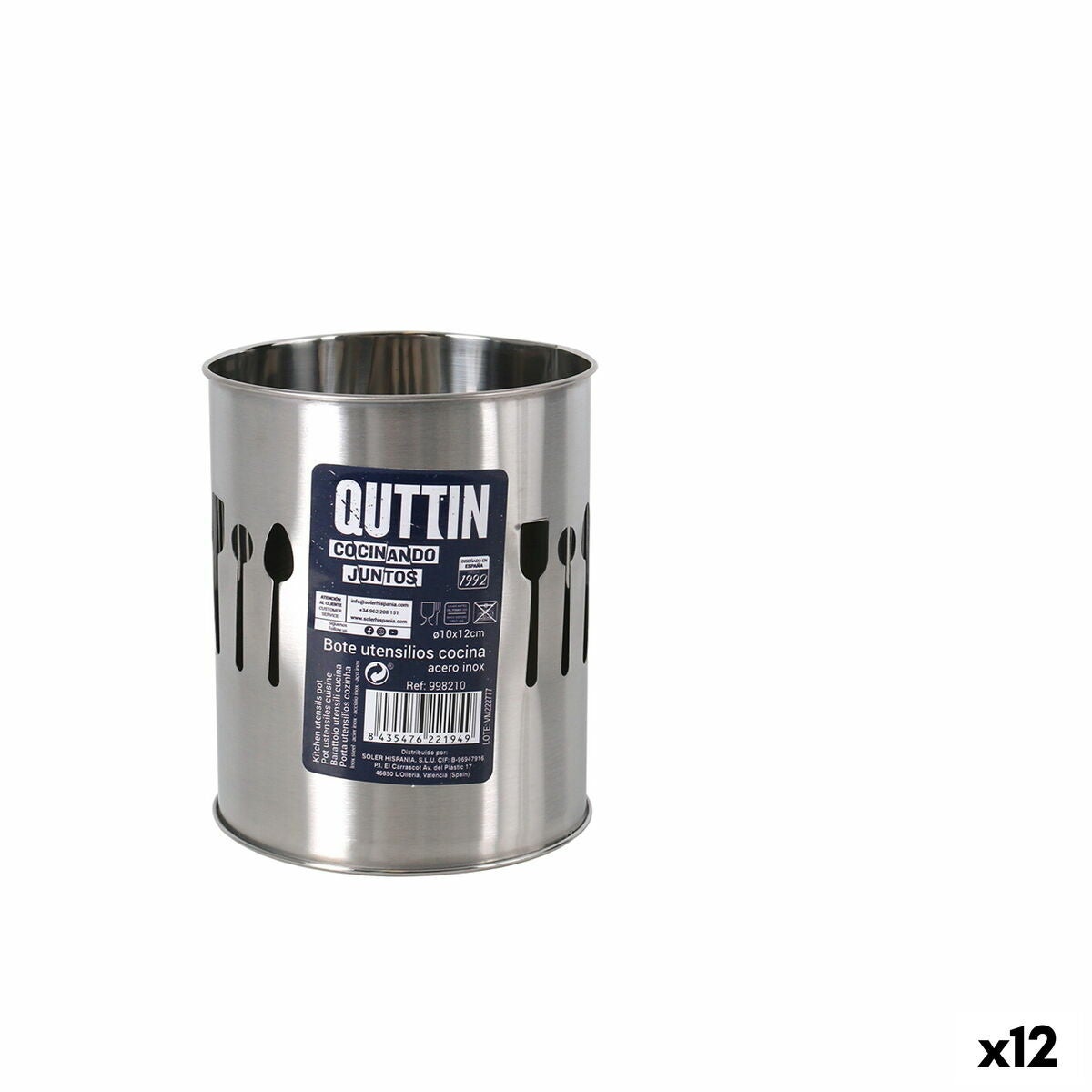 Range Couverts Quttin Acier Inoxydable X Cm Unit S