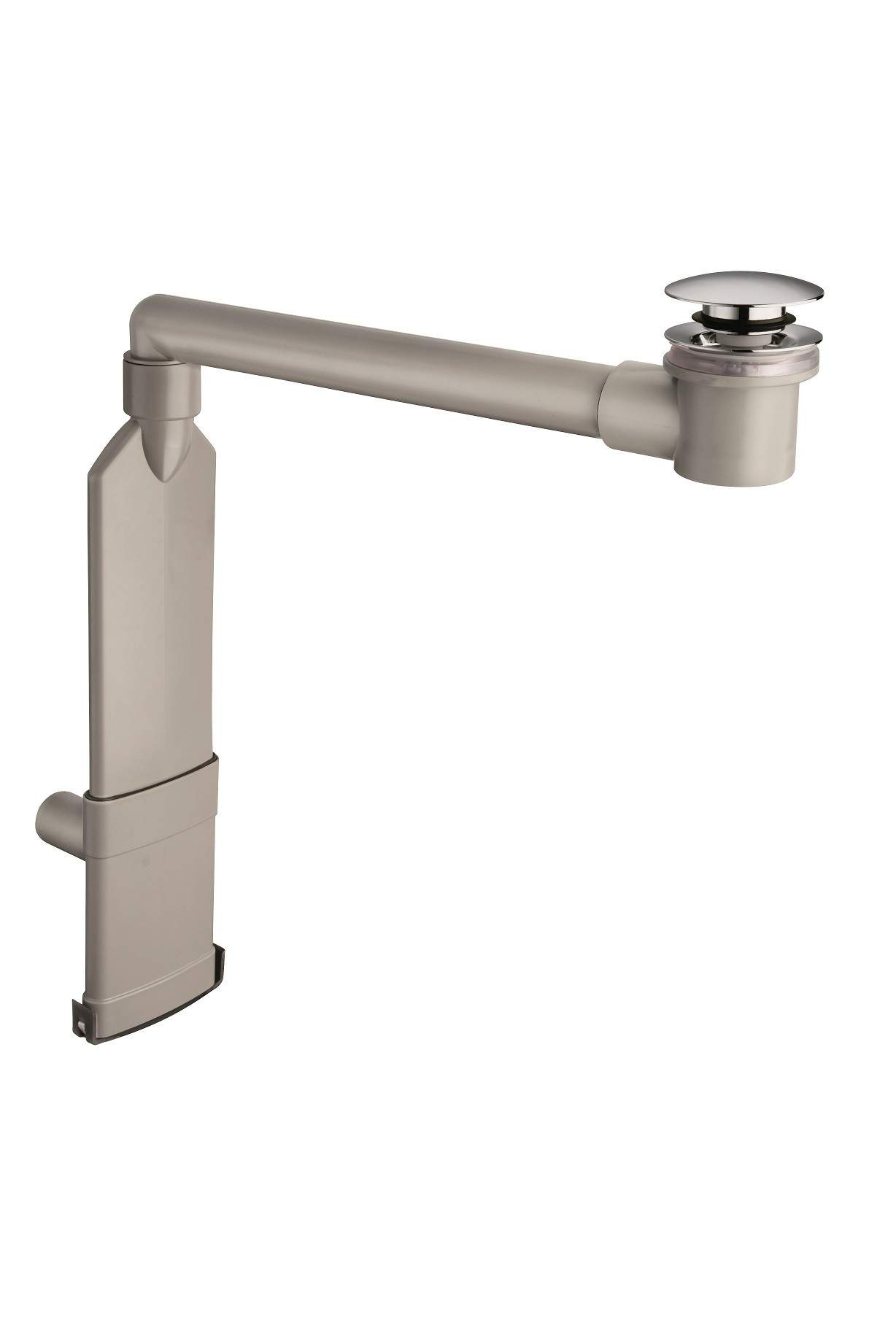 Siphon Peu Encombrant Pour Lavabo Complet Avec Bonde Clic Clac Silfra