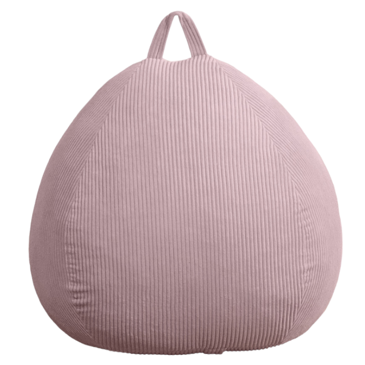 Pouf Poire Velours C Tel Bananair X Cm Rose Leroy Merlin