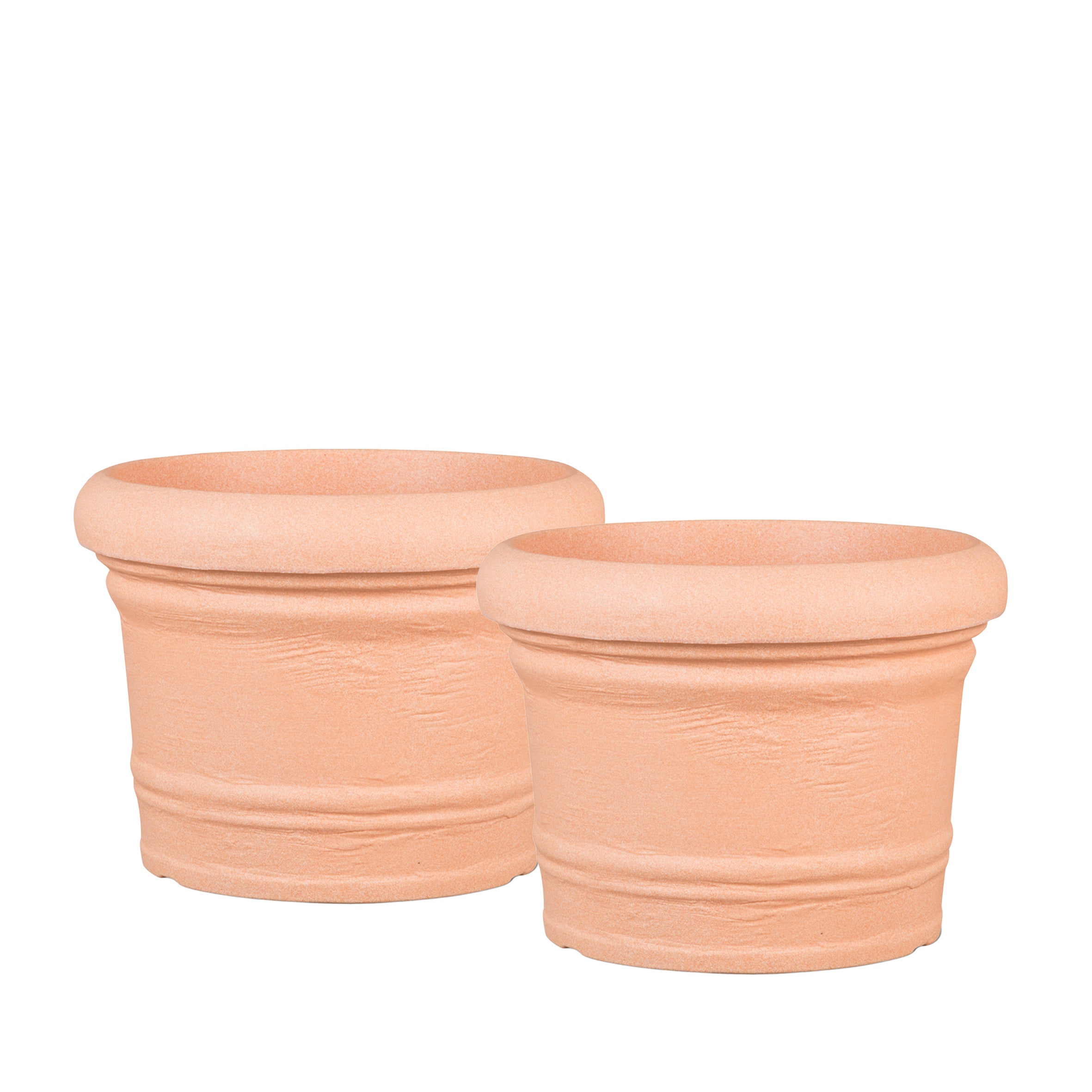 Scheurich Set De Pots Fleurs Formia En Plastique Coloris Terre