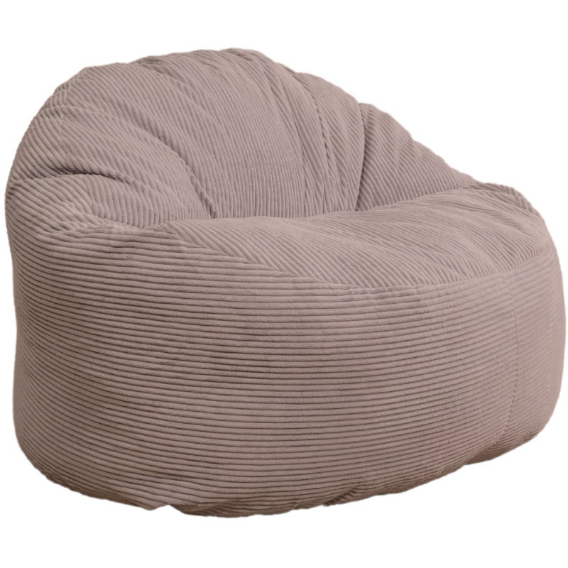 Pouf Velours C Tel Pais Bananair Cm Gris Clair Leroy Merlin