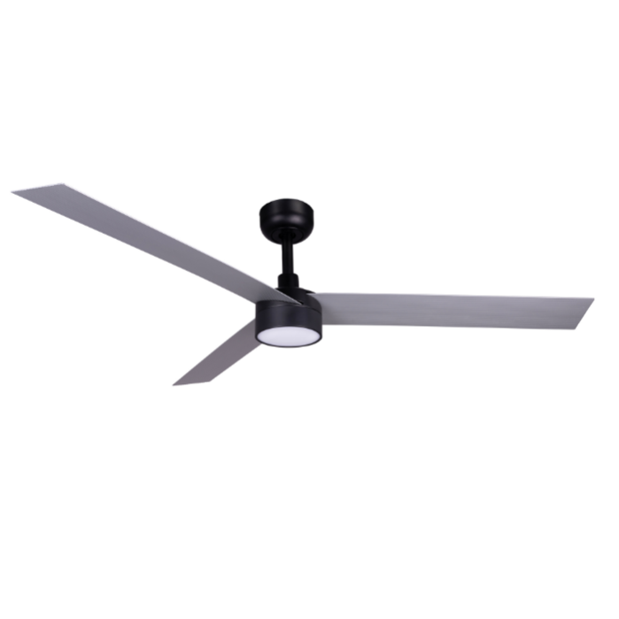 Cruiser S Ventilateur Avec Lumi Re Noir Aluminium Tw Leroy Merlin