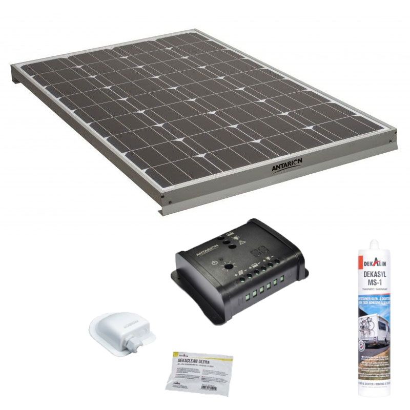 Pack ANTARION Panneau Solaire 120W Camping car Régulateur Solaire