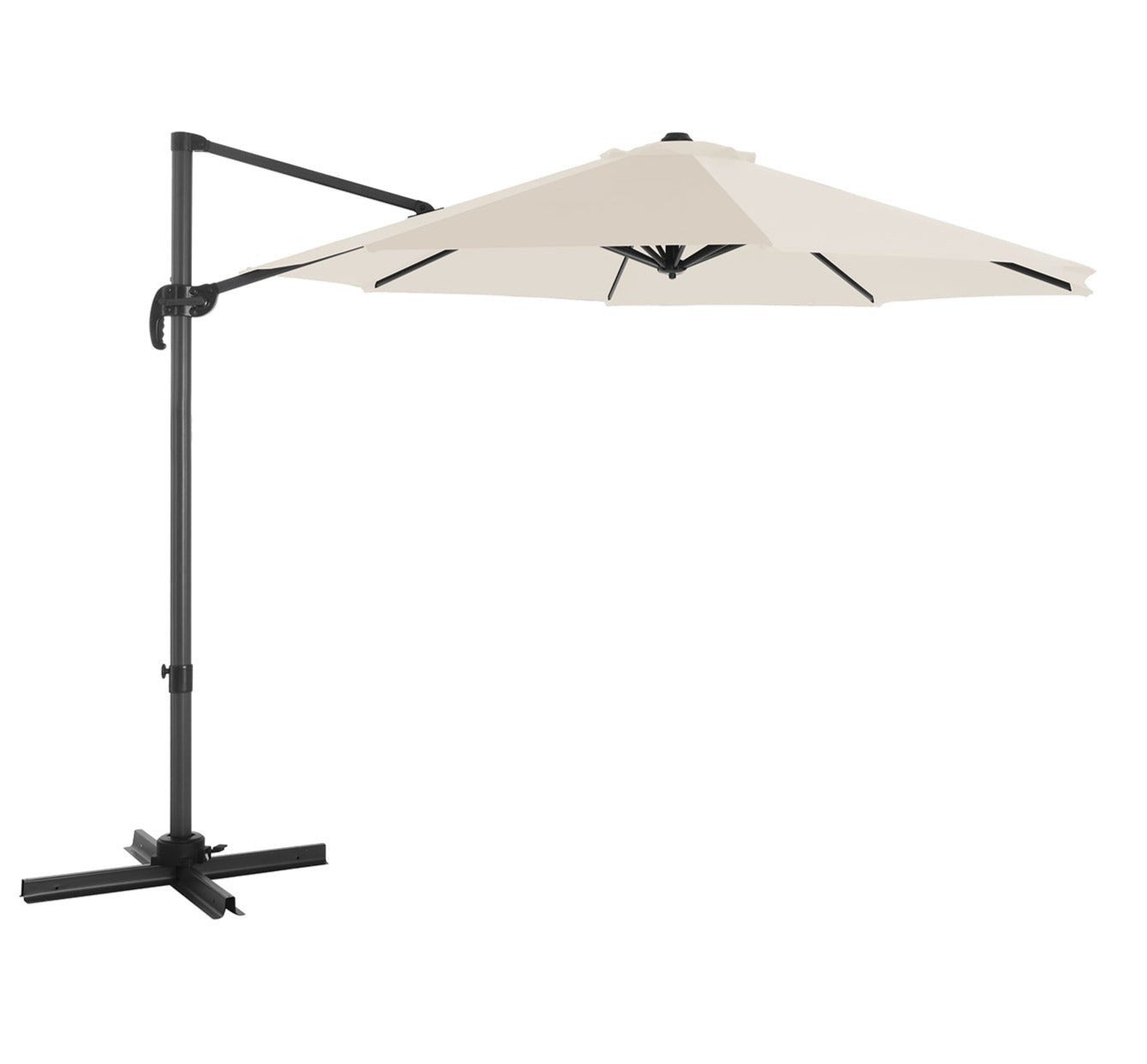 Parasol D Centr De Jardin Ombrelle De Terrasse Rotatif Diam Tre