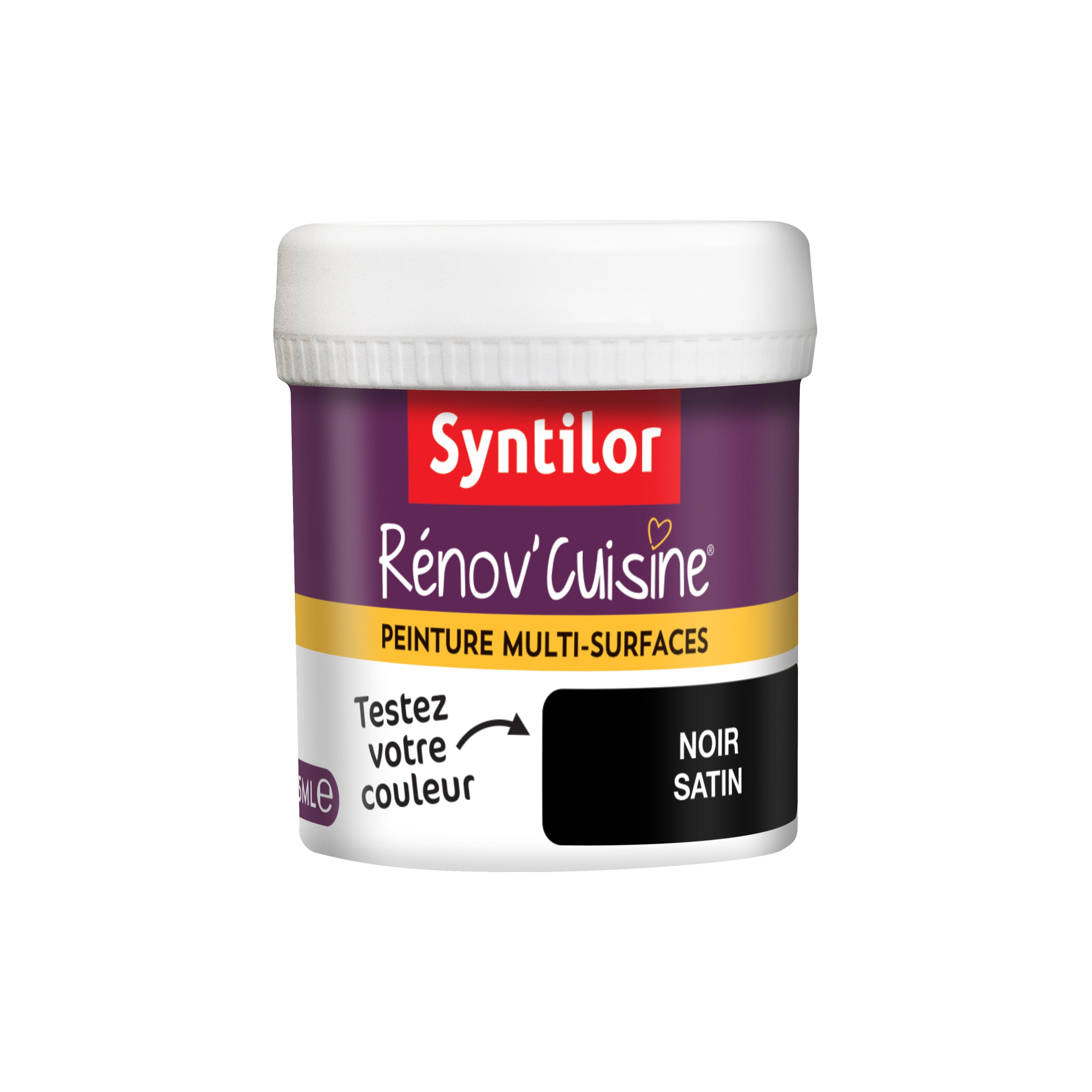 Peinture Mur Meuble Cr Dence Noir Satin Syntilor R Nov Cuisine Ml