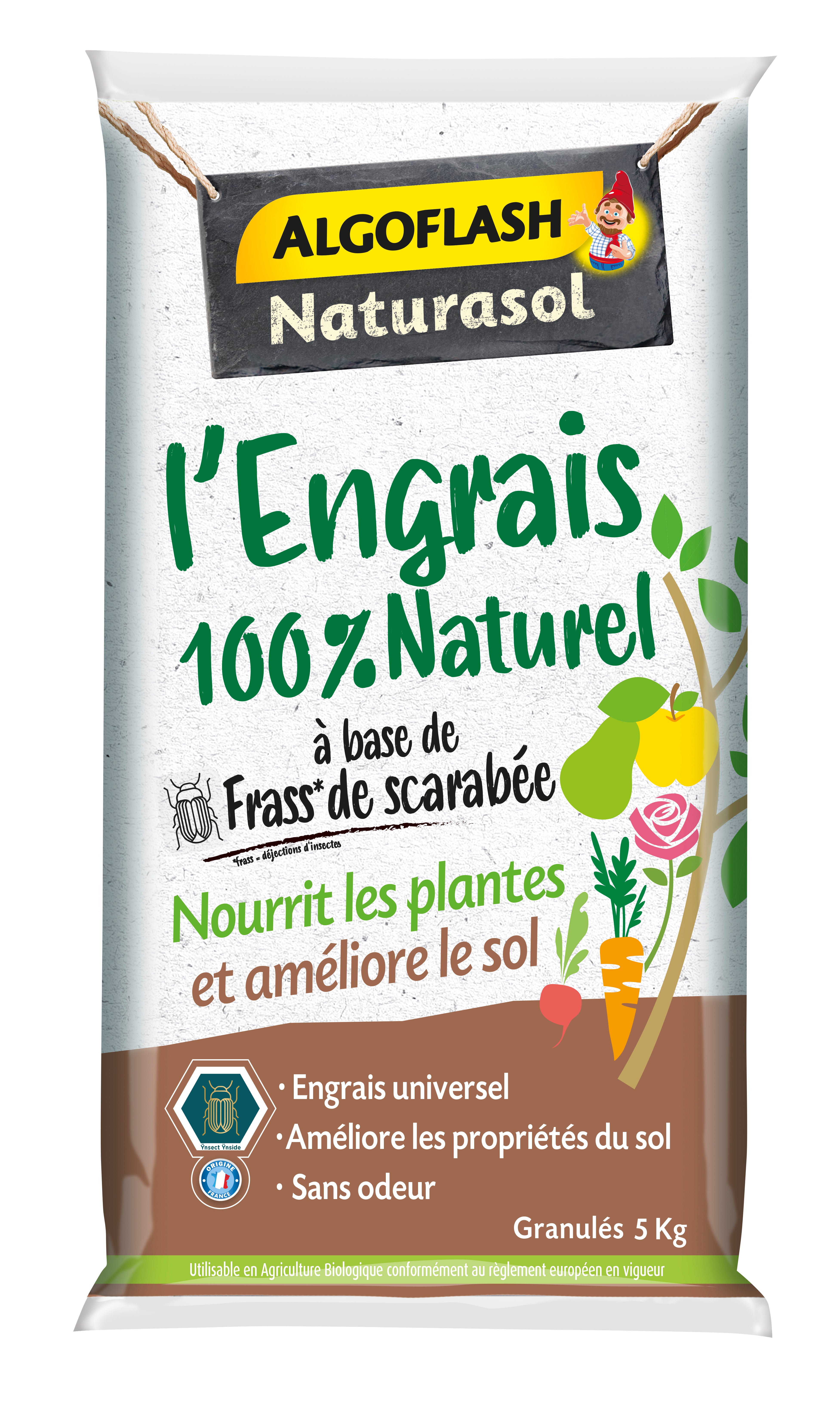 Engrais Universel ALGOFLASH NATURASOL Leroy Merlin