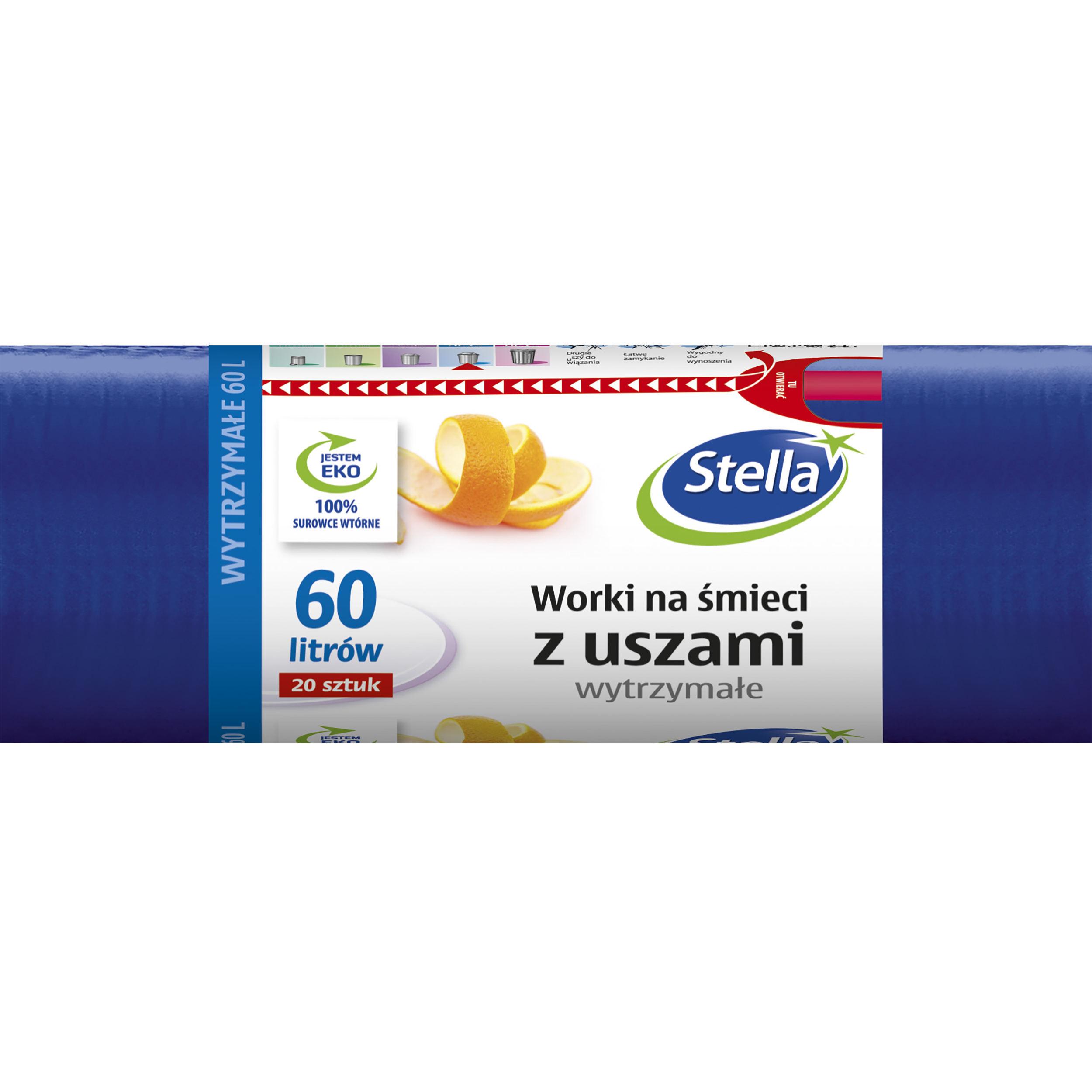 Worki na śmieci 60 l 20 szt niebieskie Stella Leroy Merlin