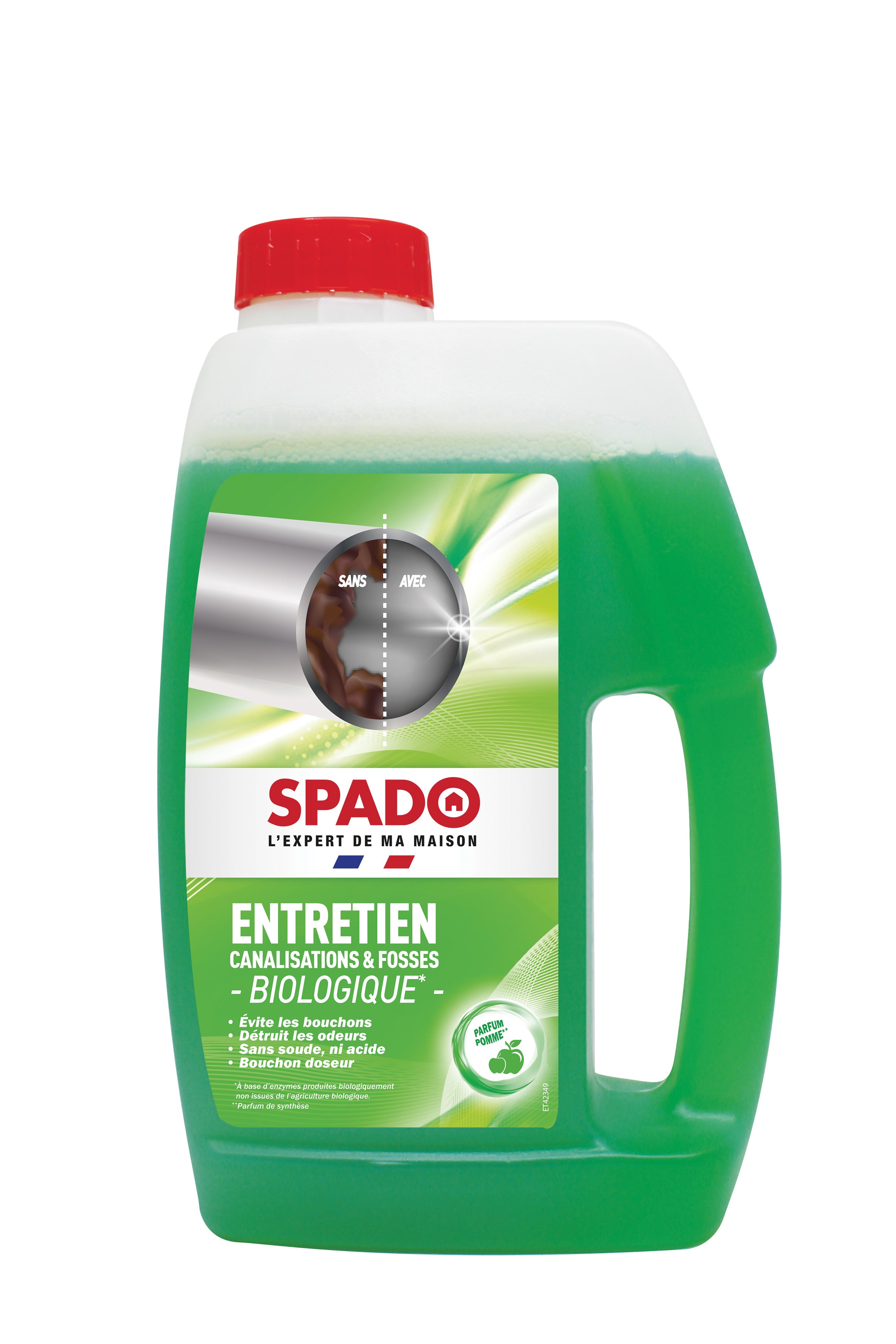 Produit D Entretien Spado Canalisations Et Fosses Biologique L