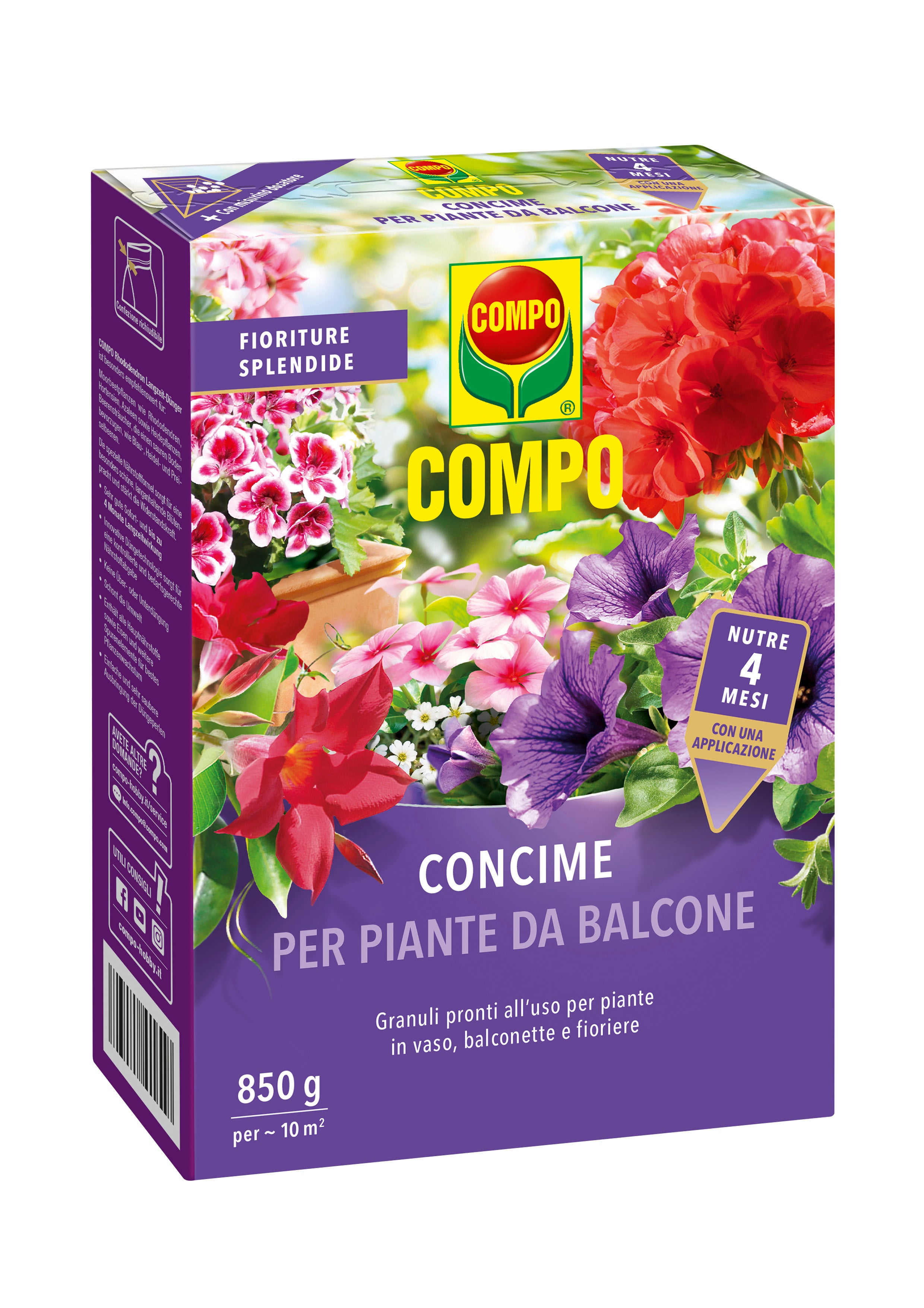 Concime COMPO Per Piante Da Balcone 850 GR Leroy Merlin