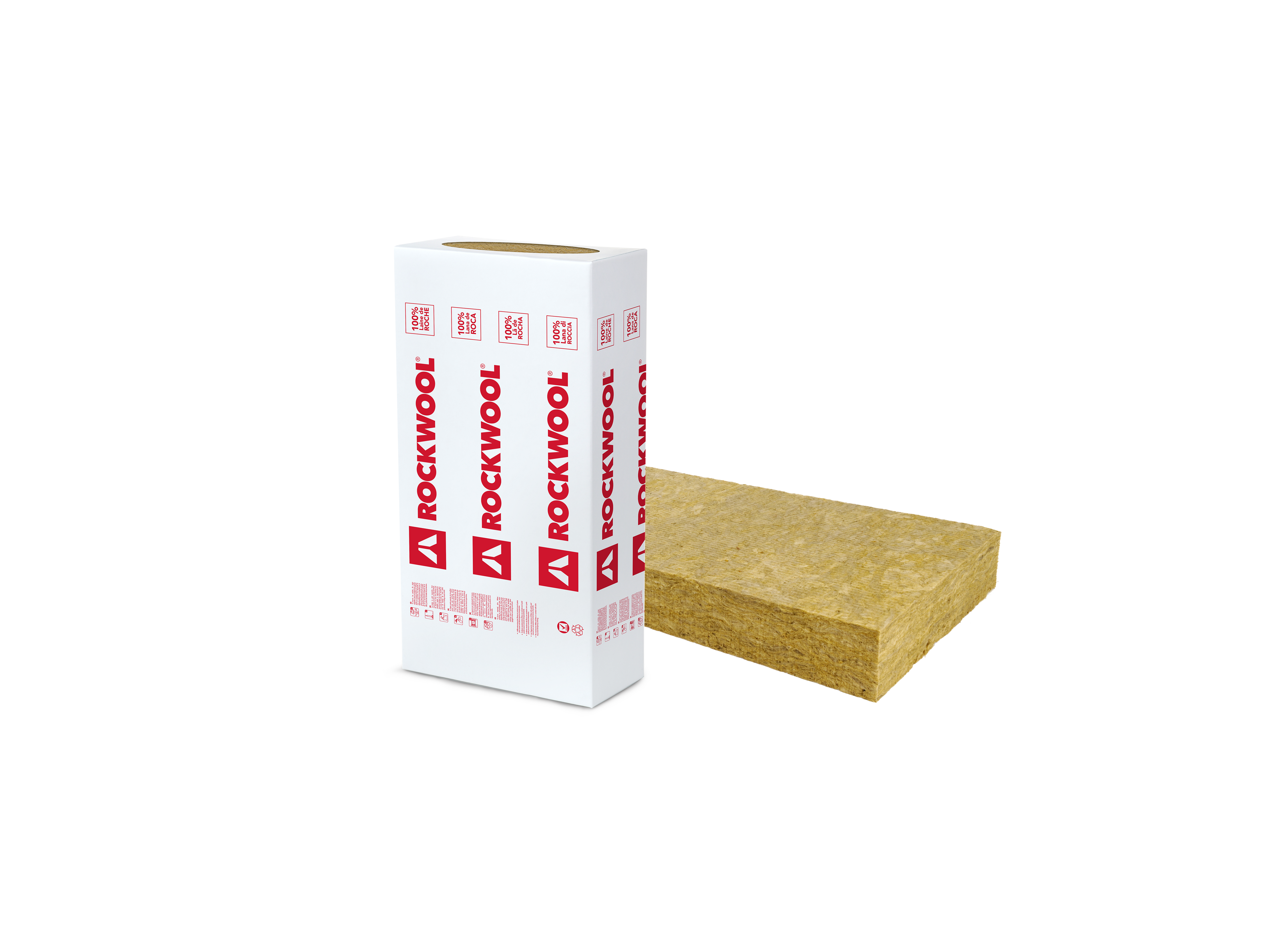 Panneaux De Laine De Roche Rockwool Rockfa Ade Ep Mm X M