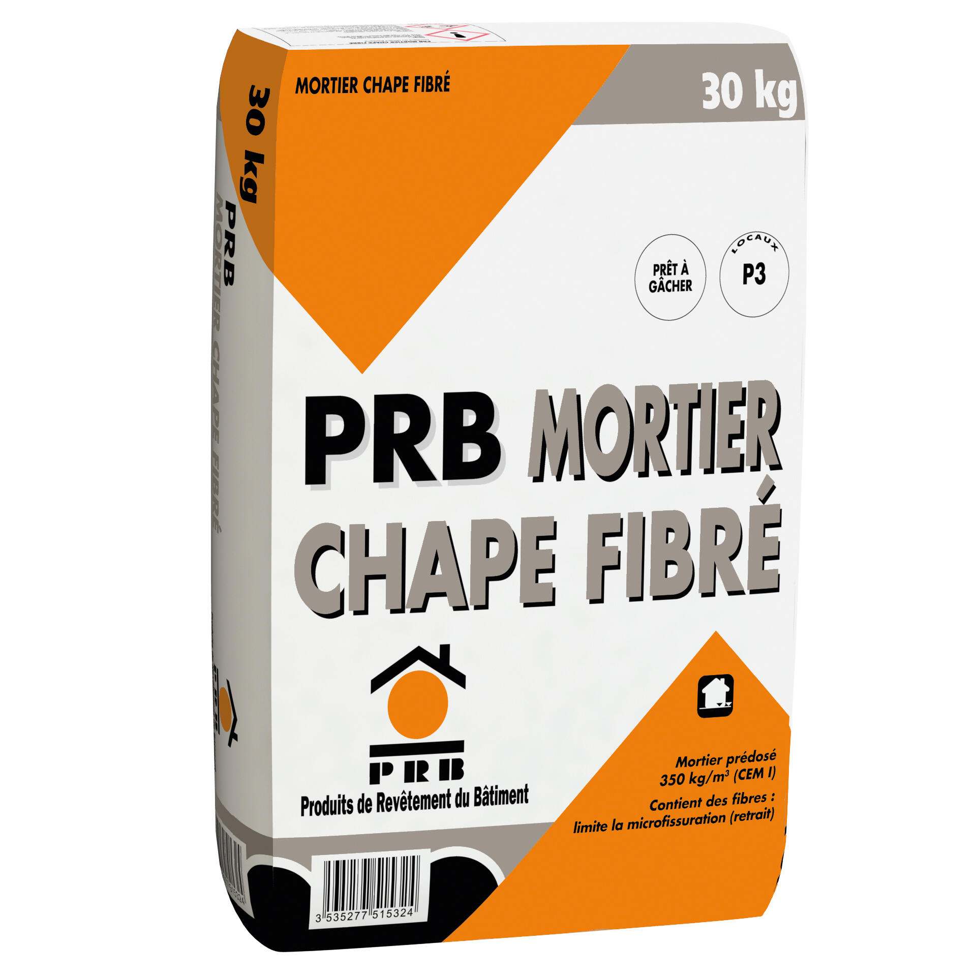 Prb Mortier Chape Fibr Kg Bricoman