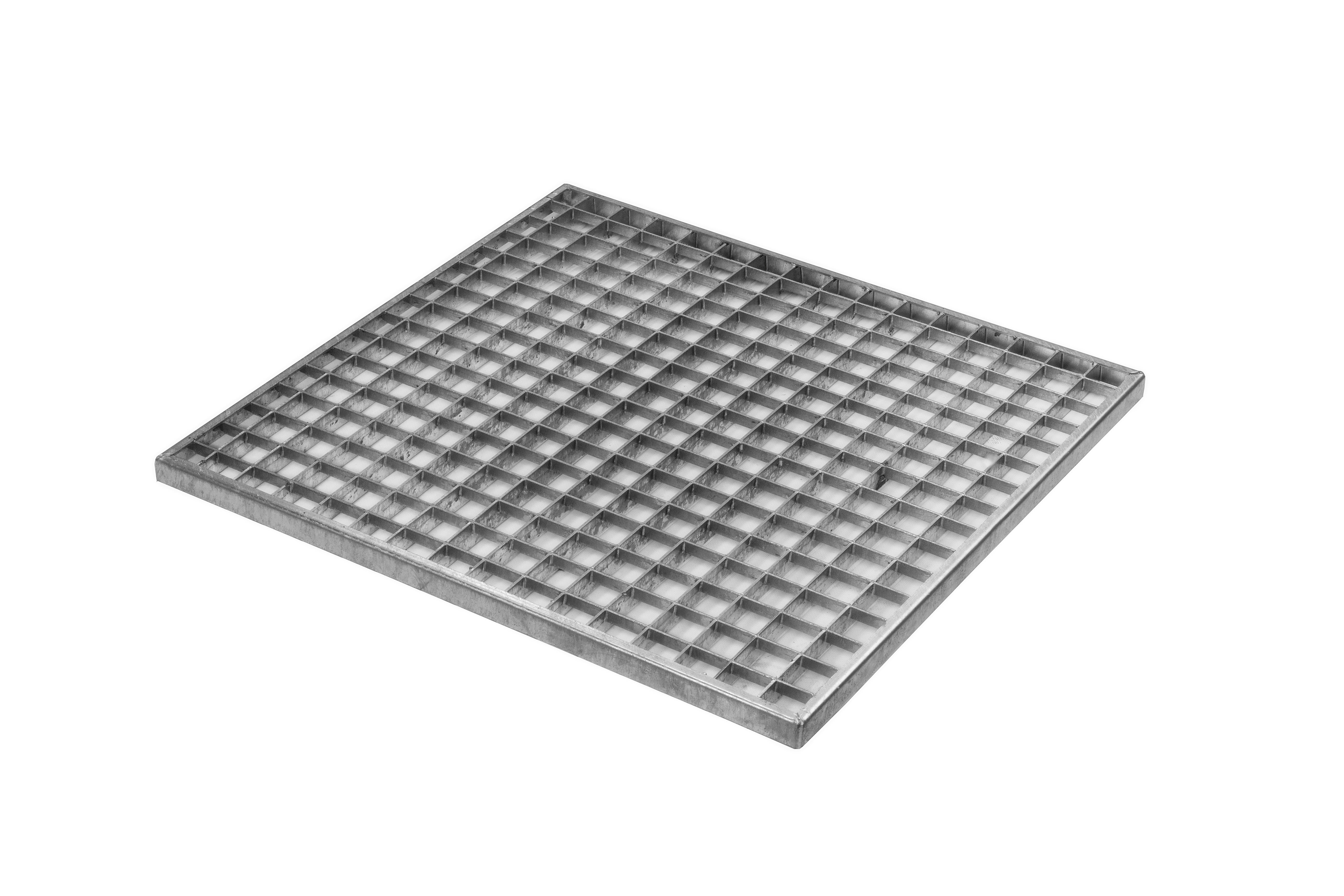 Grille caillebotis acier galvanisé l 54 x L 54 cm Leroy Merlin