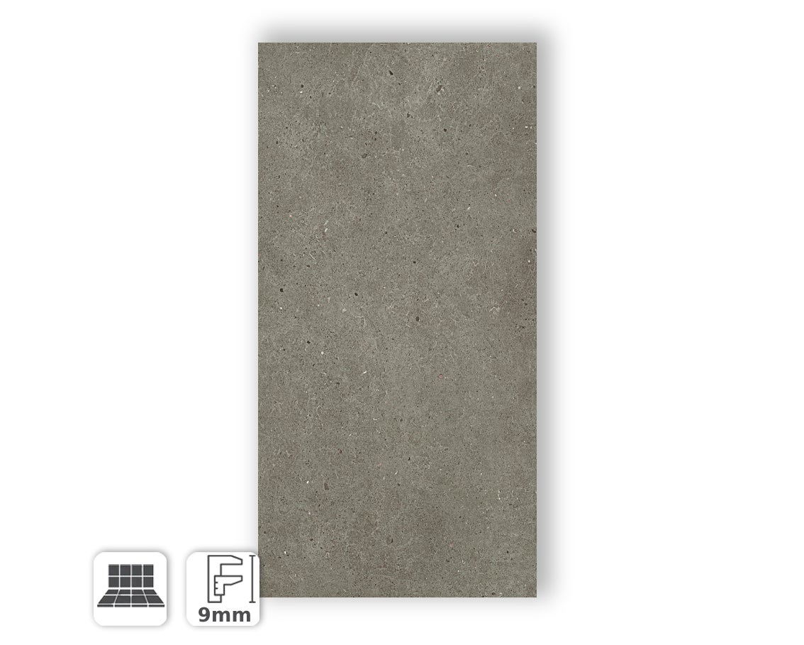 GRS CRAME EFFET CIMENT GRIS FONC MAT 60X120 Leroy Merlin