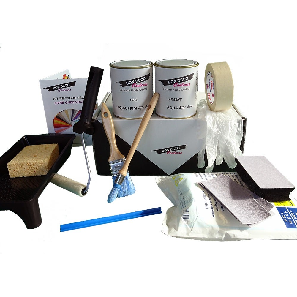 Box Peinture Murale Effet Argent Leroy Merlin