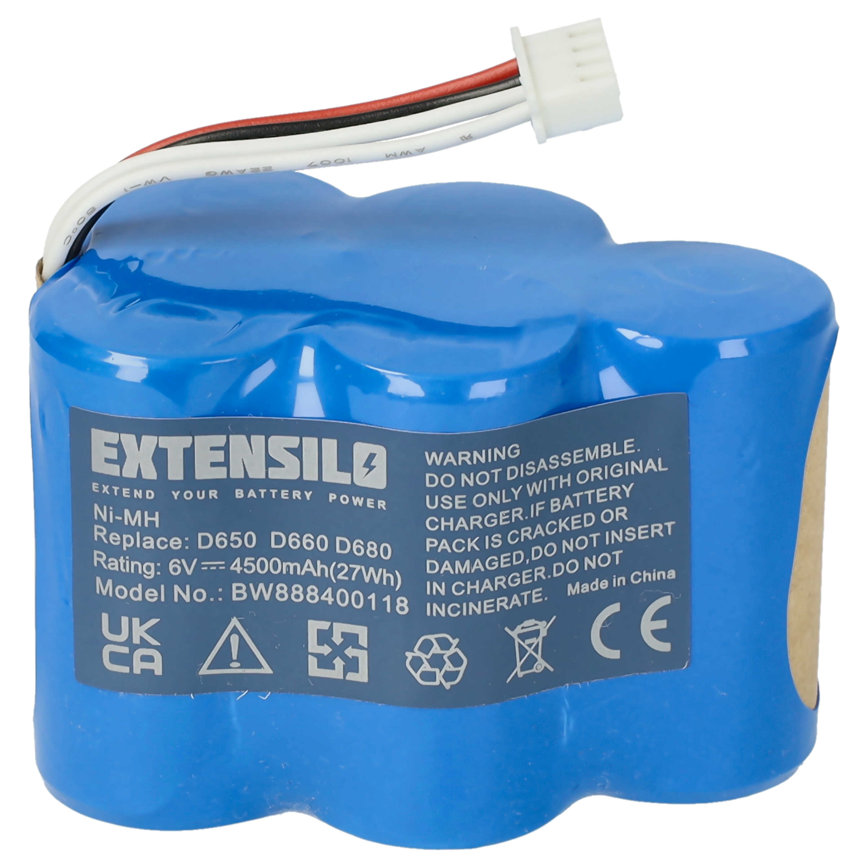 Extensilo X Batterie Compatible Avec Robot Rvc Rvc Aspirateur