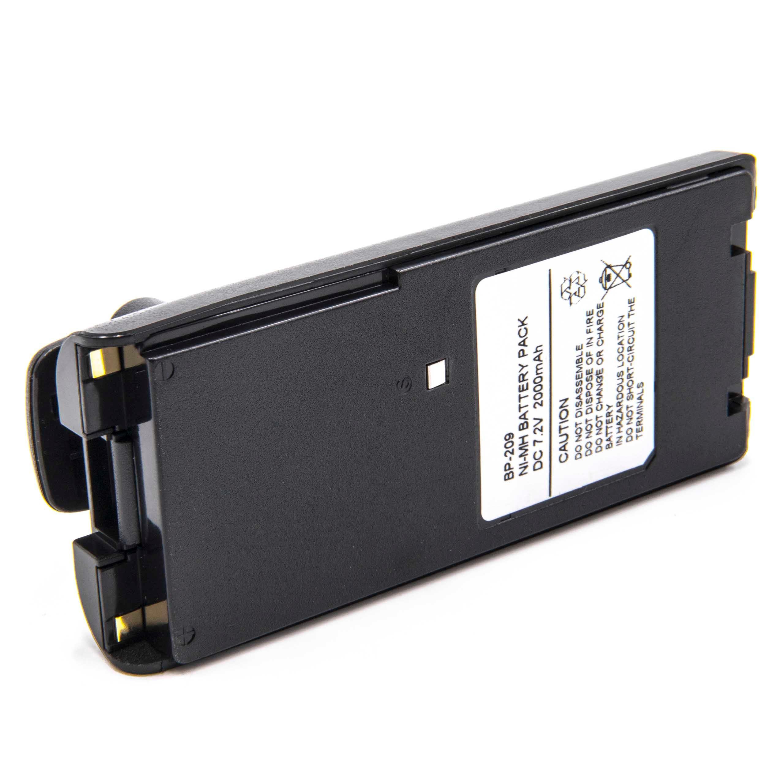 Vhbw X Batterie Compatible Avec Icom Ic T H Ic F Gt Ic V Ic V