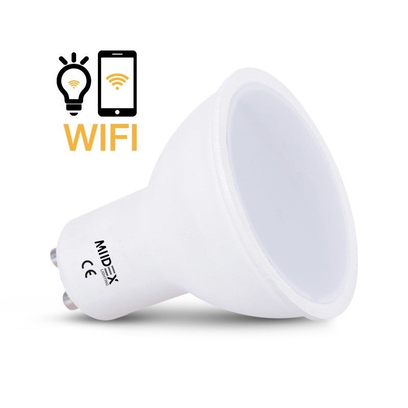 Ampoule LED GU10 ConnectEe WIFI 5W 4000K Plus Dimmable Leroy Merlin