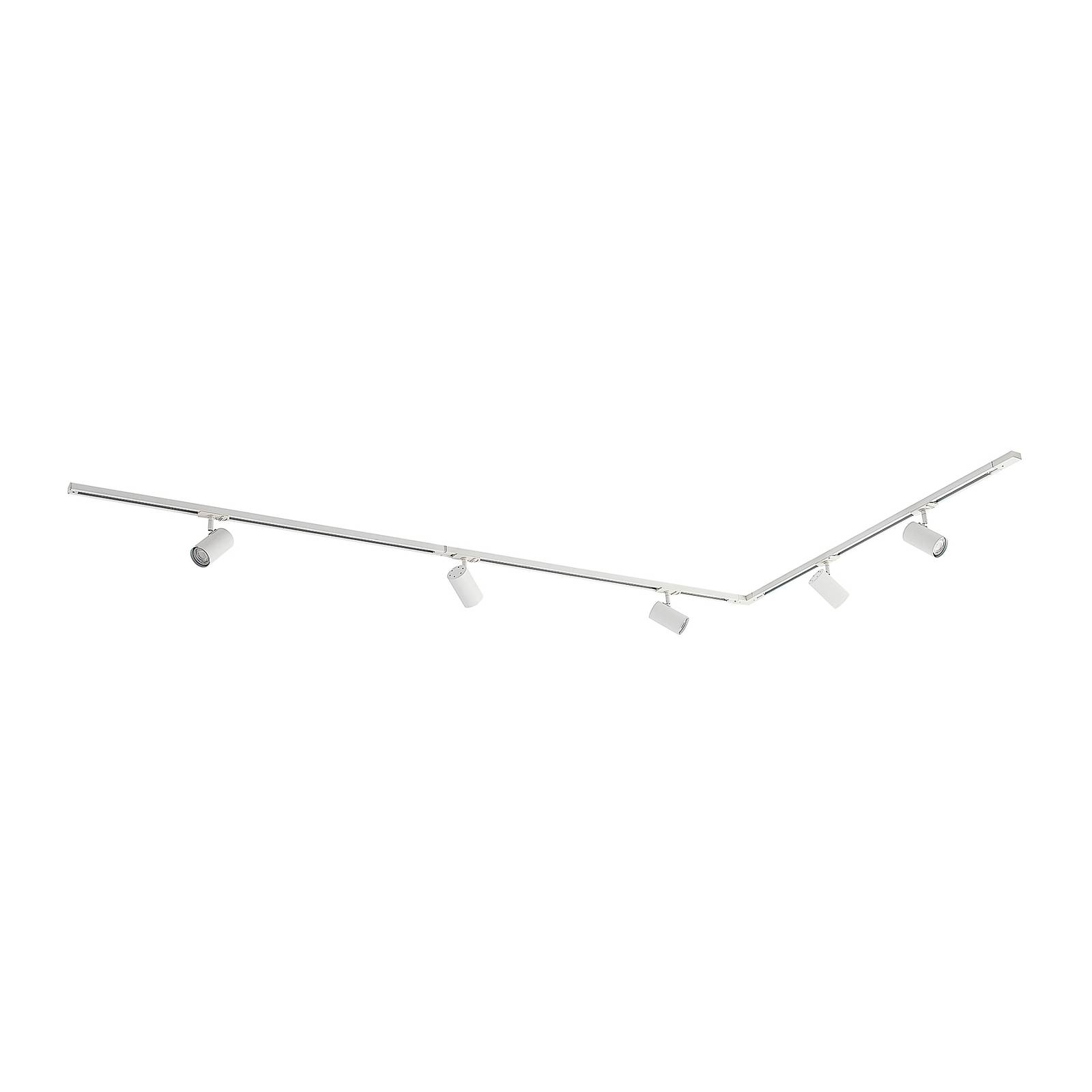 Lindby système de lampes sur rail monophasé Linaro GU10 blanc à 5