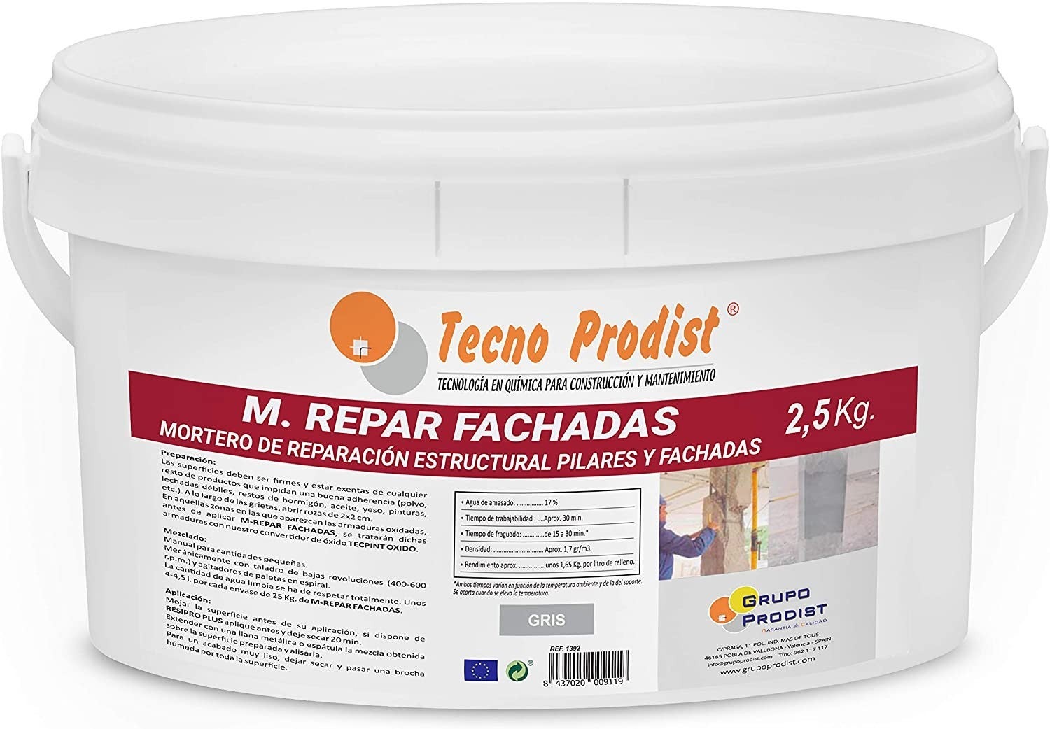 M Repar Fachadas De Tecno Prodist Mortero Estructural Para Fachadas