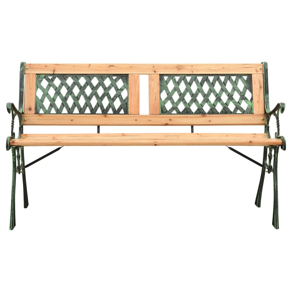 Banc De Jardin En Fonte Et Bois De Sapin Massif Cm Leroy Merlin