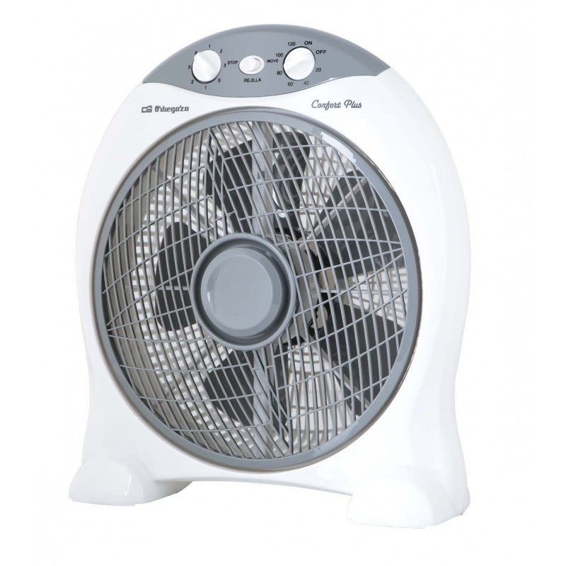 Ventilateur de Sol Orbegozo BF 1030 45W Ø 30 cm Blanc Gris Leroy Merlin